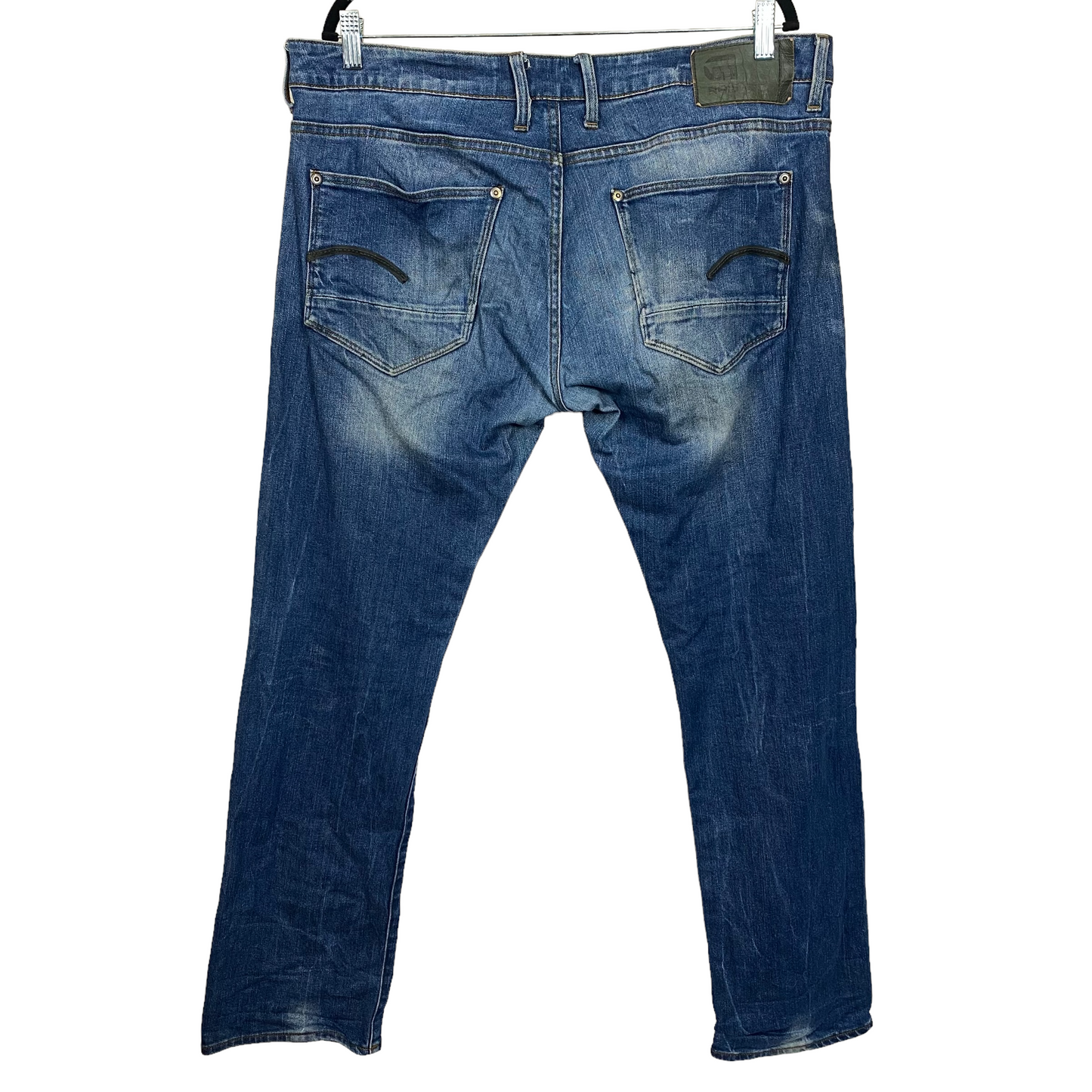 G Star Raw Jeans Blue Regular Straight Denim W39