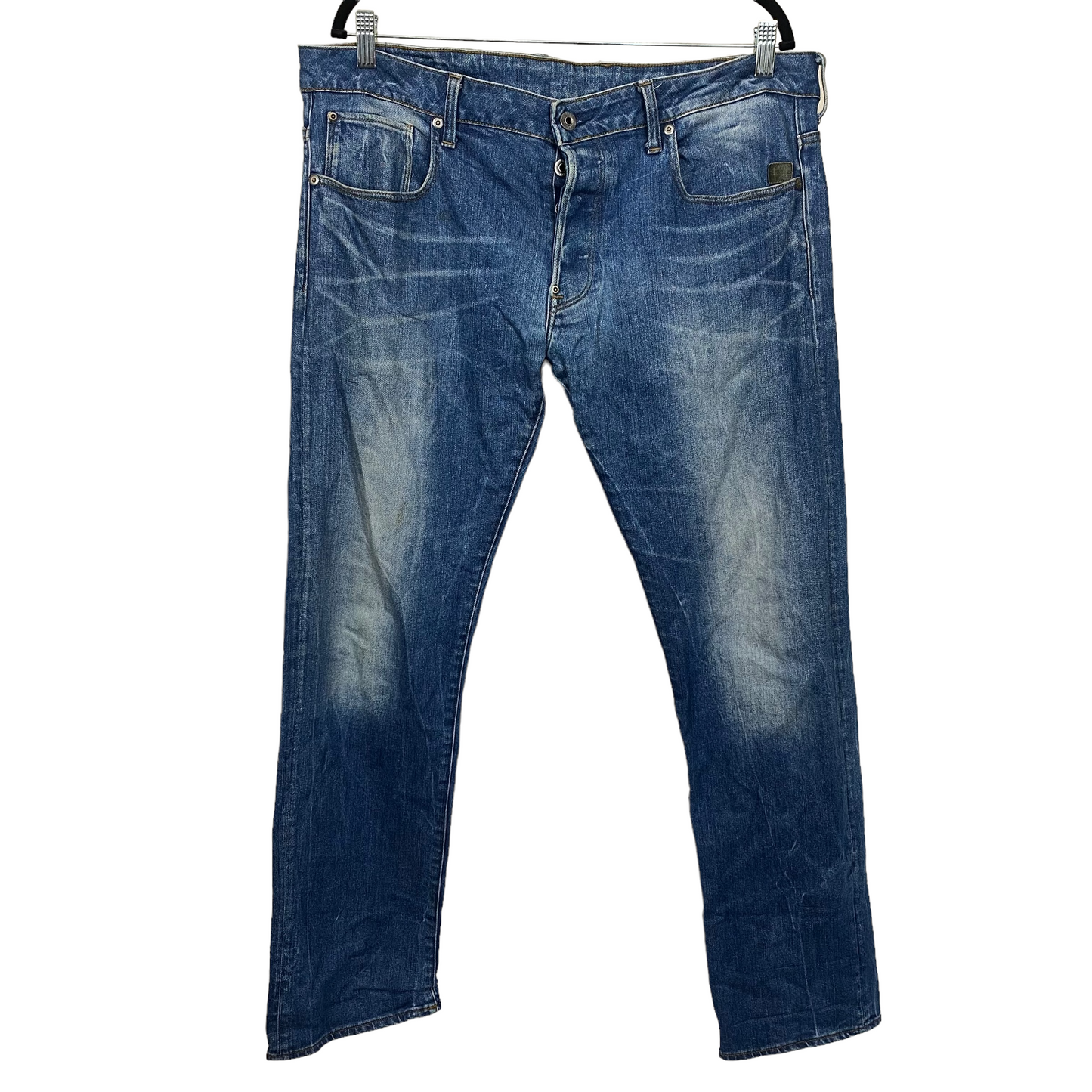 G Star Raw Jeans Blue Regular Straight Denim W39