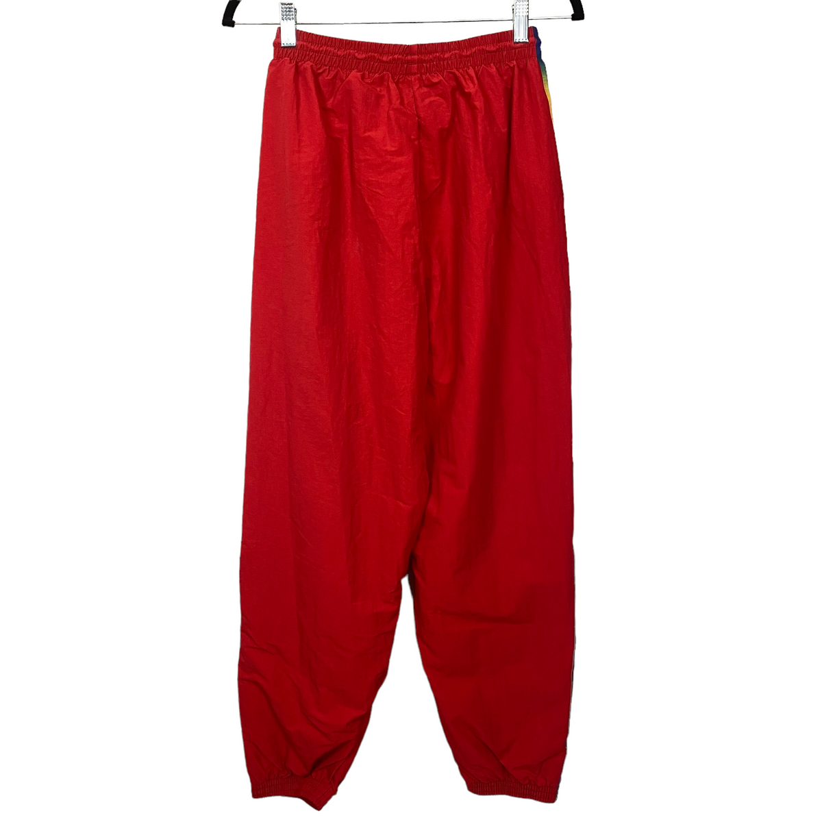 Adidas Red Womens Parachute Track Pant Bottoms Size 8