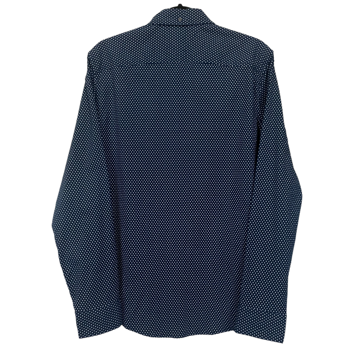 Tommy Hilfiger Dark Blue Slim Long Sleeve Button Shirt Size M