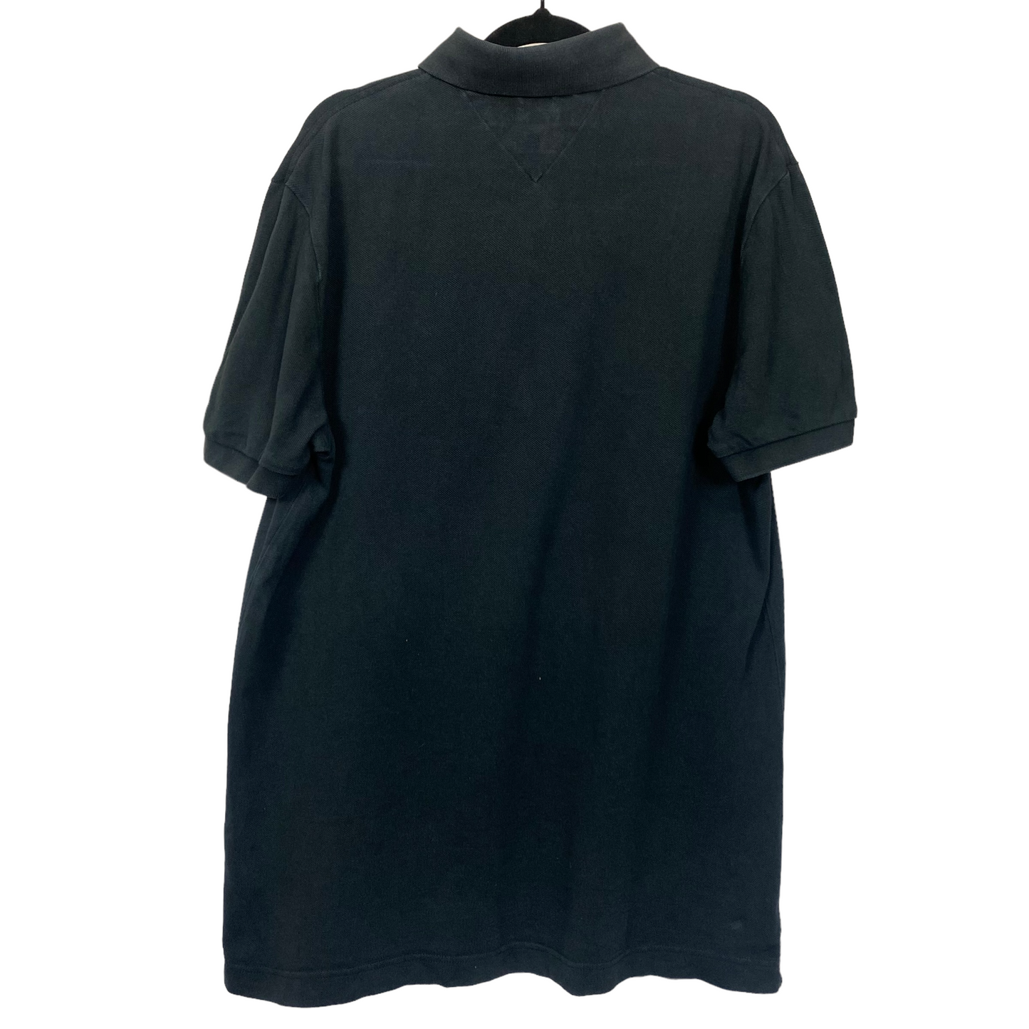 Tommy Hilfiger Black Polo Shirt Top Size L