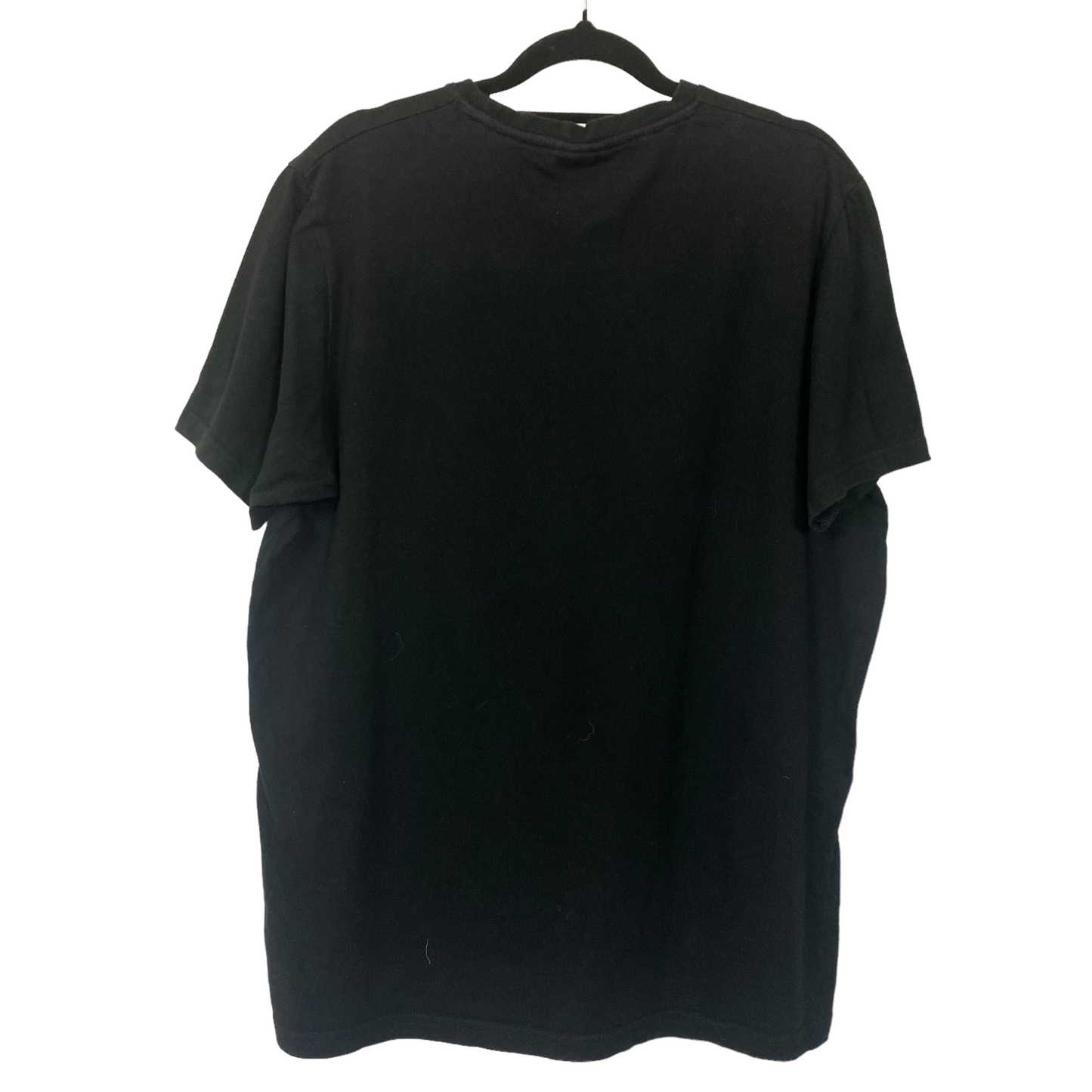 Ellesse Black Cotton Tee Shirt Top Size XL