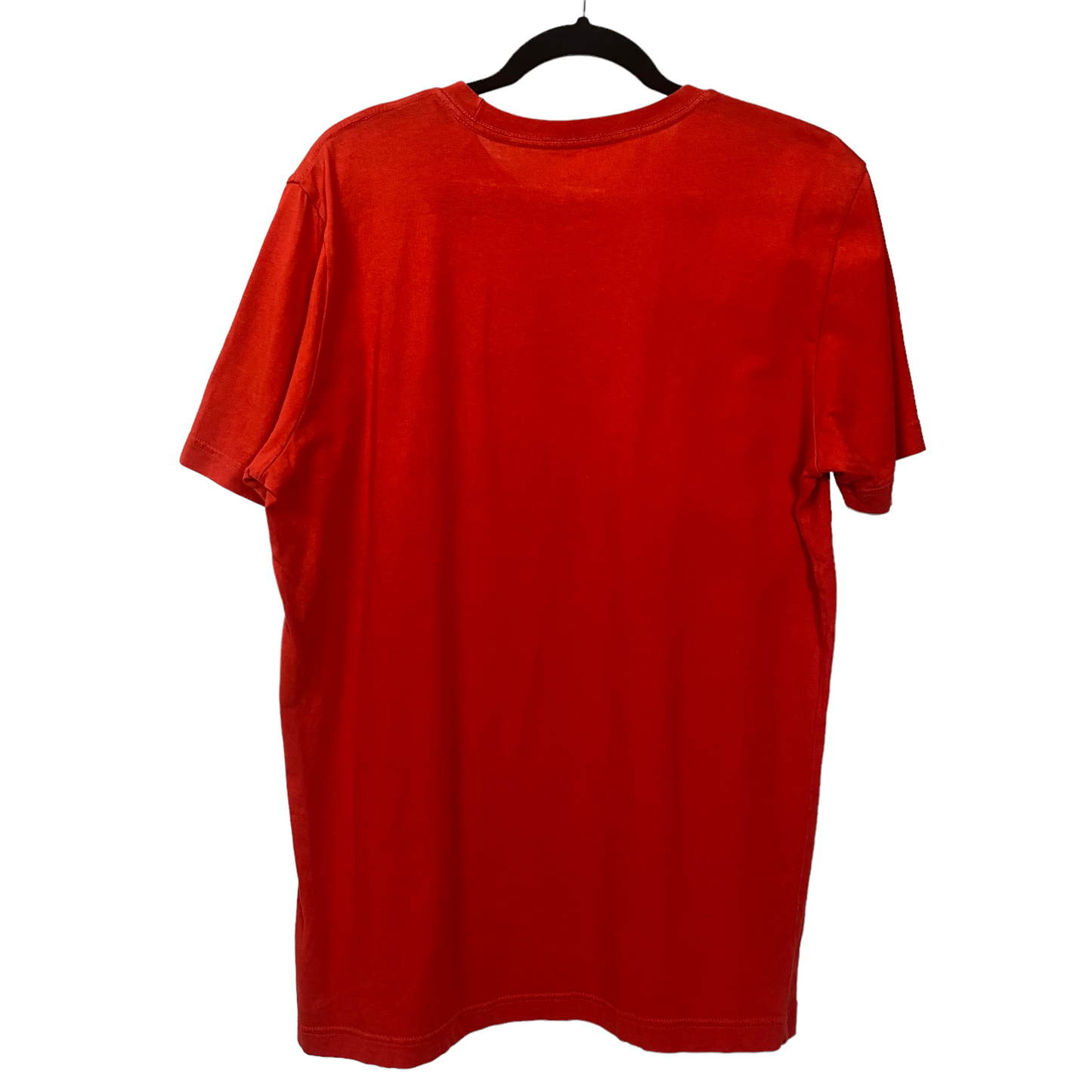 Adidas Bright Red Cotton Tee Shirt Top Size L