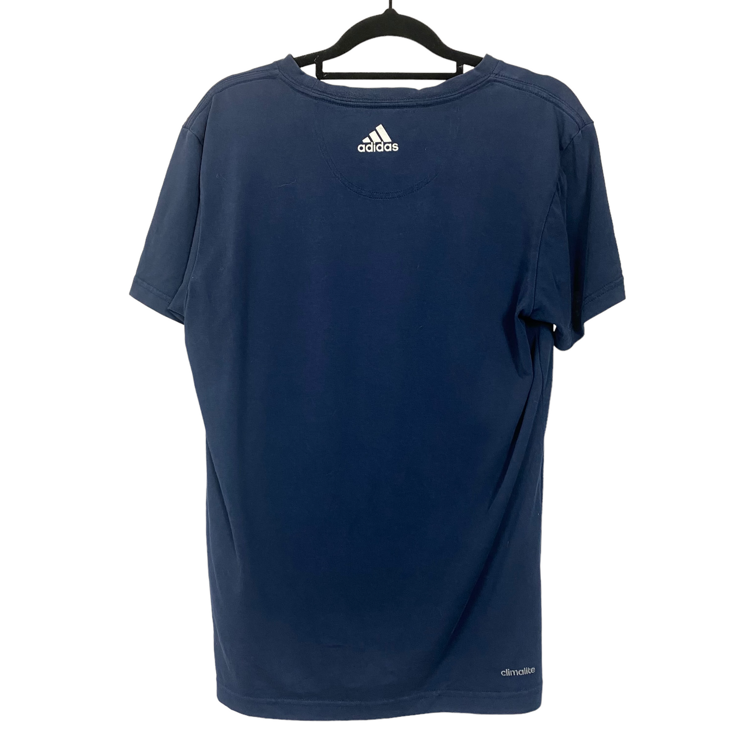 Adidas Navy Blue Cotton Tee Shirt Top Size XS