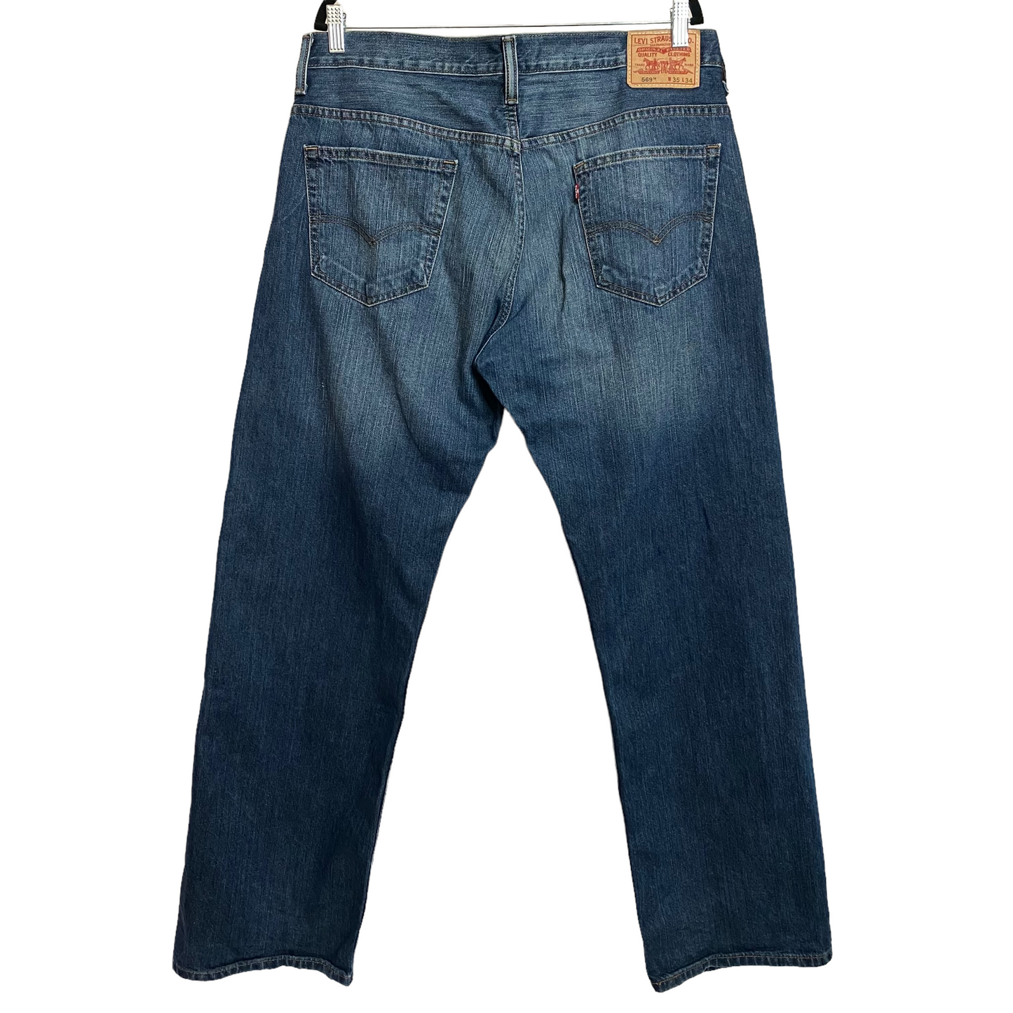 Vintage Levis 569 Jeans Blue Loose Straight Denim Pant Bottoms W37