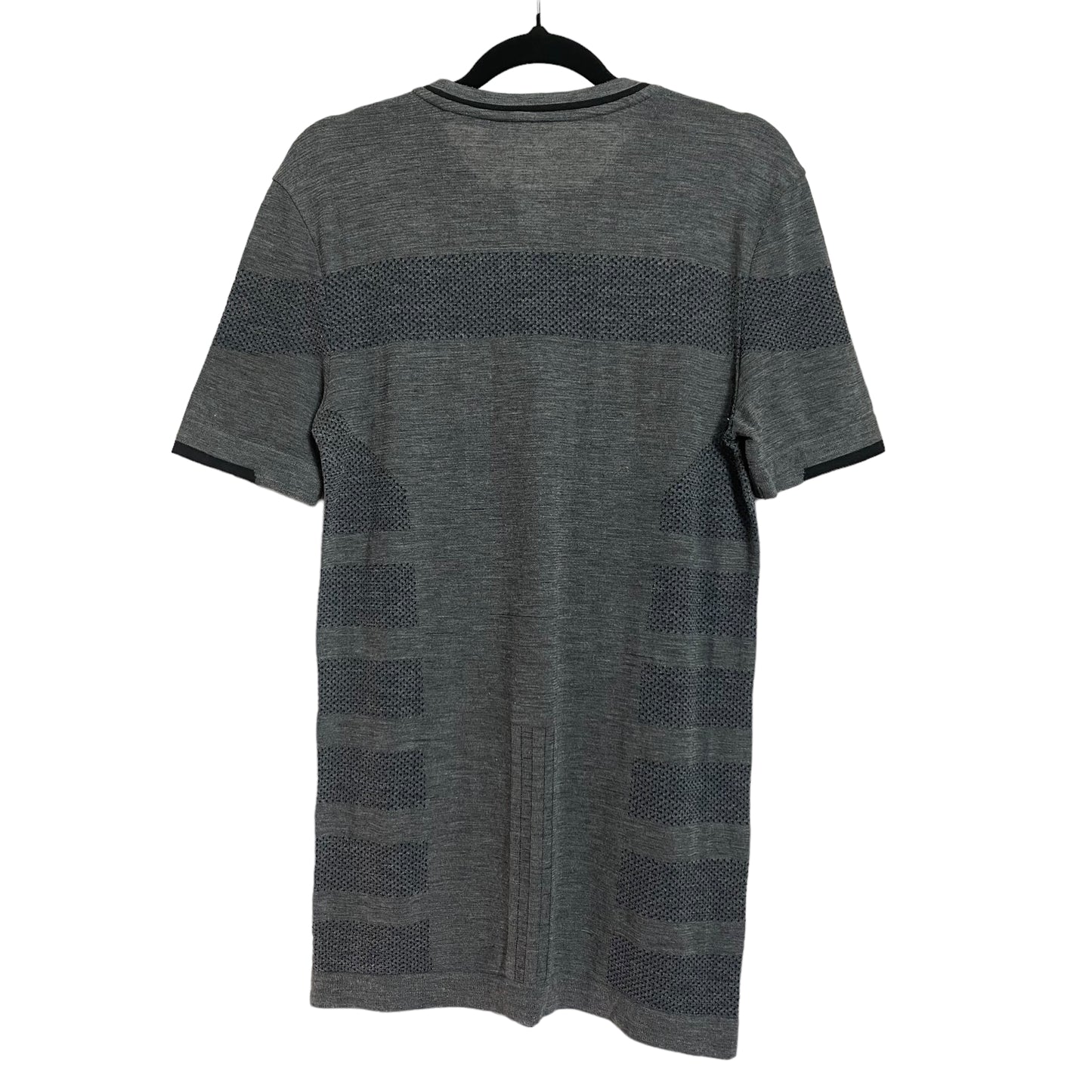 Adidas Running Grey Stretchy Sport Tee Size S