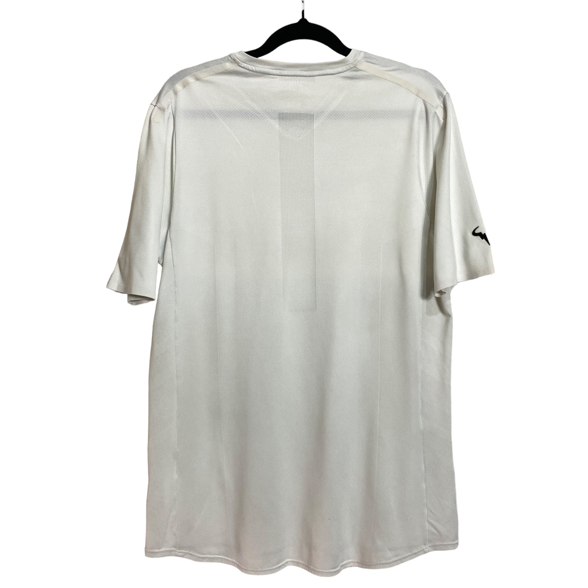 Nike White Aeroreact Center Logo Sport Tee Size M