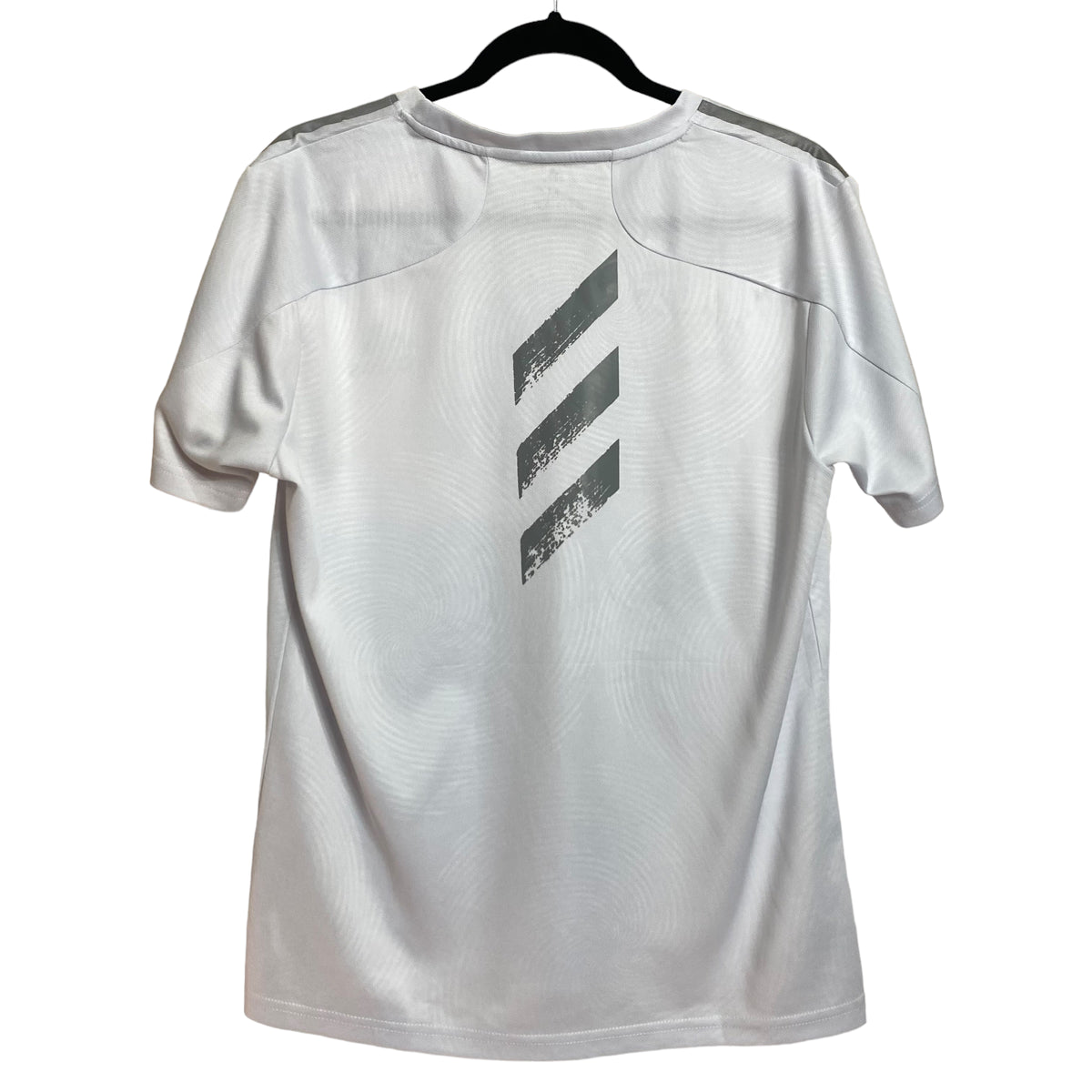 Adidas White Climalite Aeroready Reflective Sport Shirt Size M