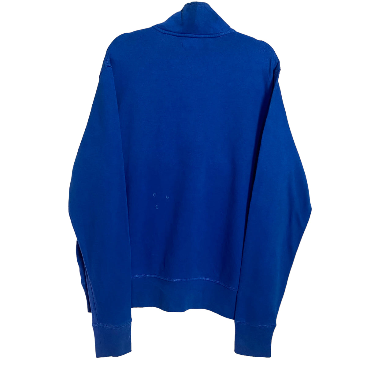 Nautica Blue Quarter Zip Fleece Turtleneck Pullover Sweater Size M