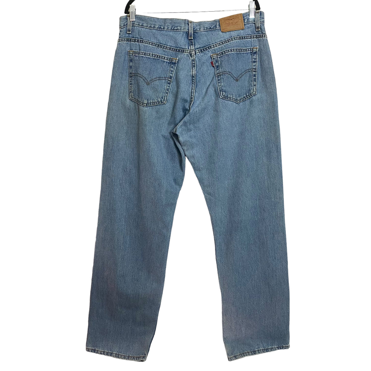 Vintage Levis 577 Jeans 90's Light Blue Loose Made in USA Denim W38