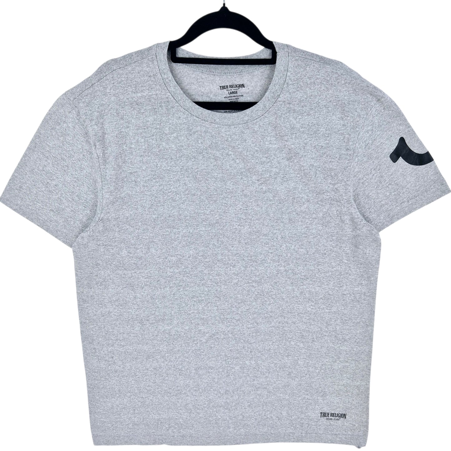 True Religion Grey Stretch Tee Shirt Size L