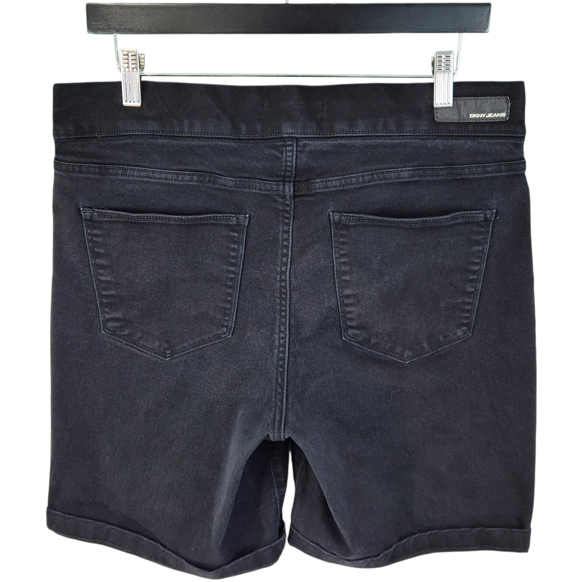 DKNY Womens Black Stretchy Chino Shorts W33