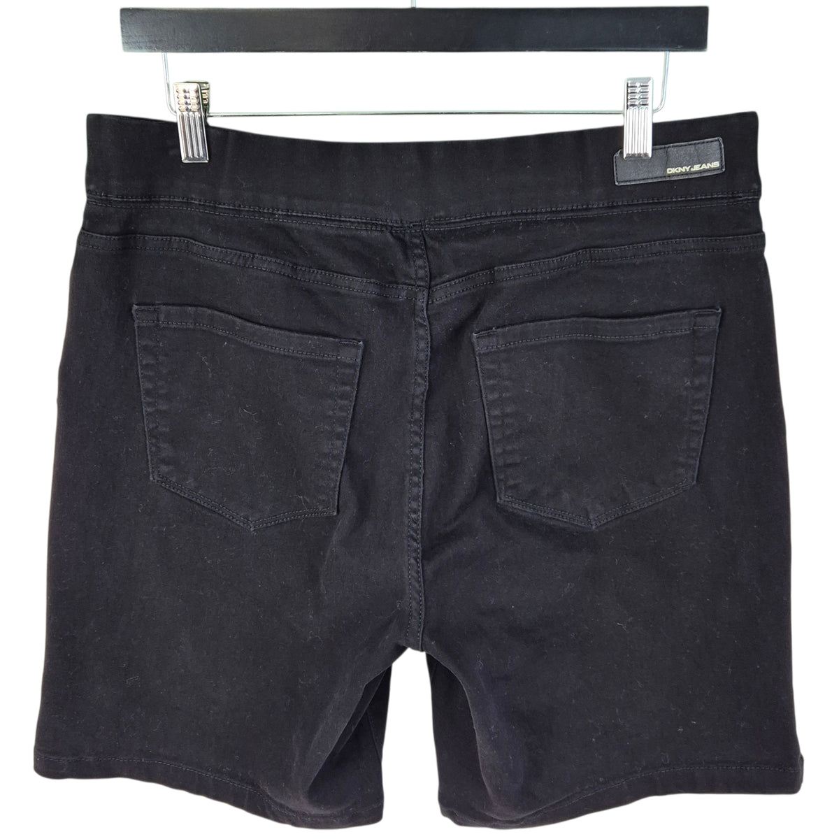 DKNY Womens Black Stretchy Chino Shorts W33