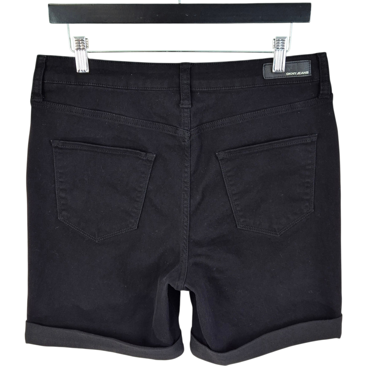 DKNY Womens Black Stretch Chino Shorts W32