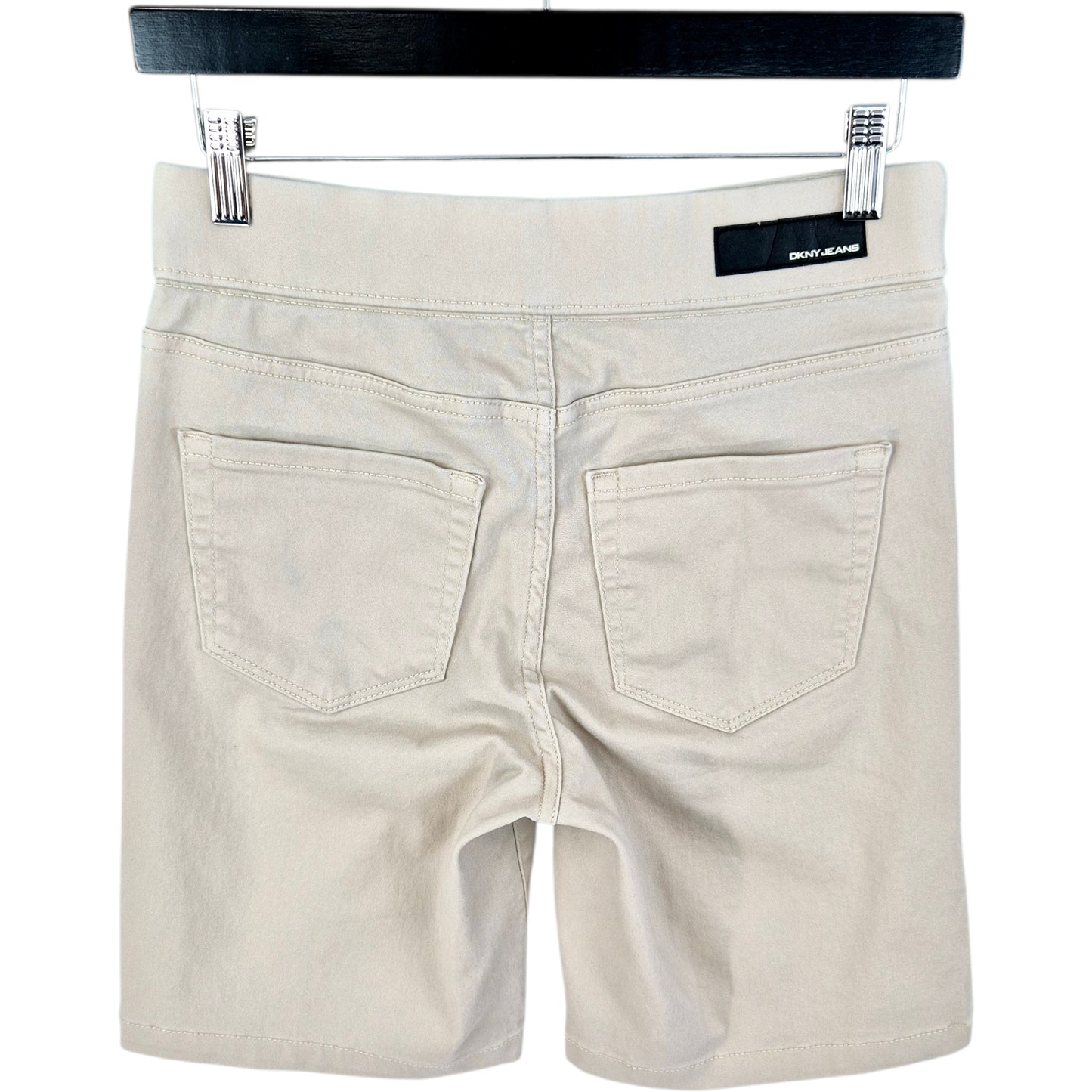 DKNY Womens Light Brown Stretchy Chino Shorts W27