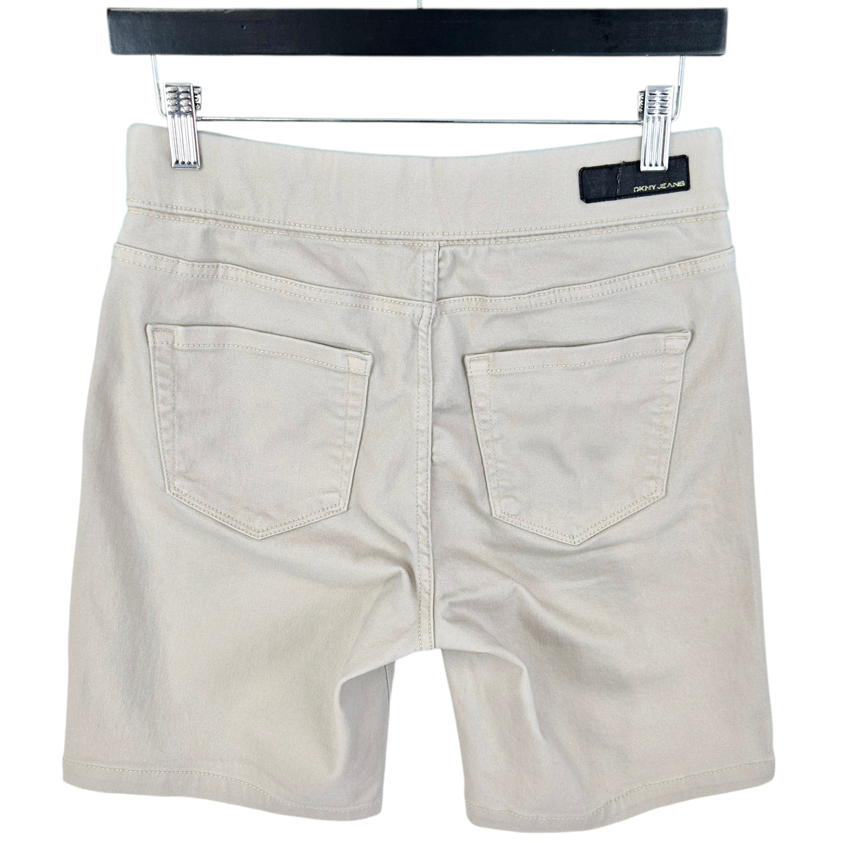 DKNY Womens Light Brown Stretchy Chino Shorts W28