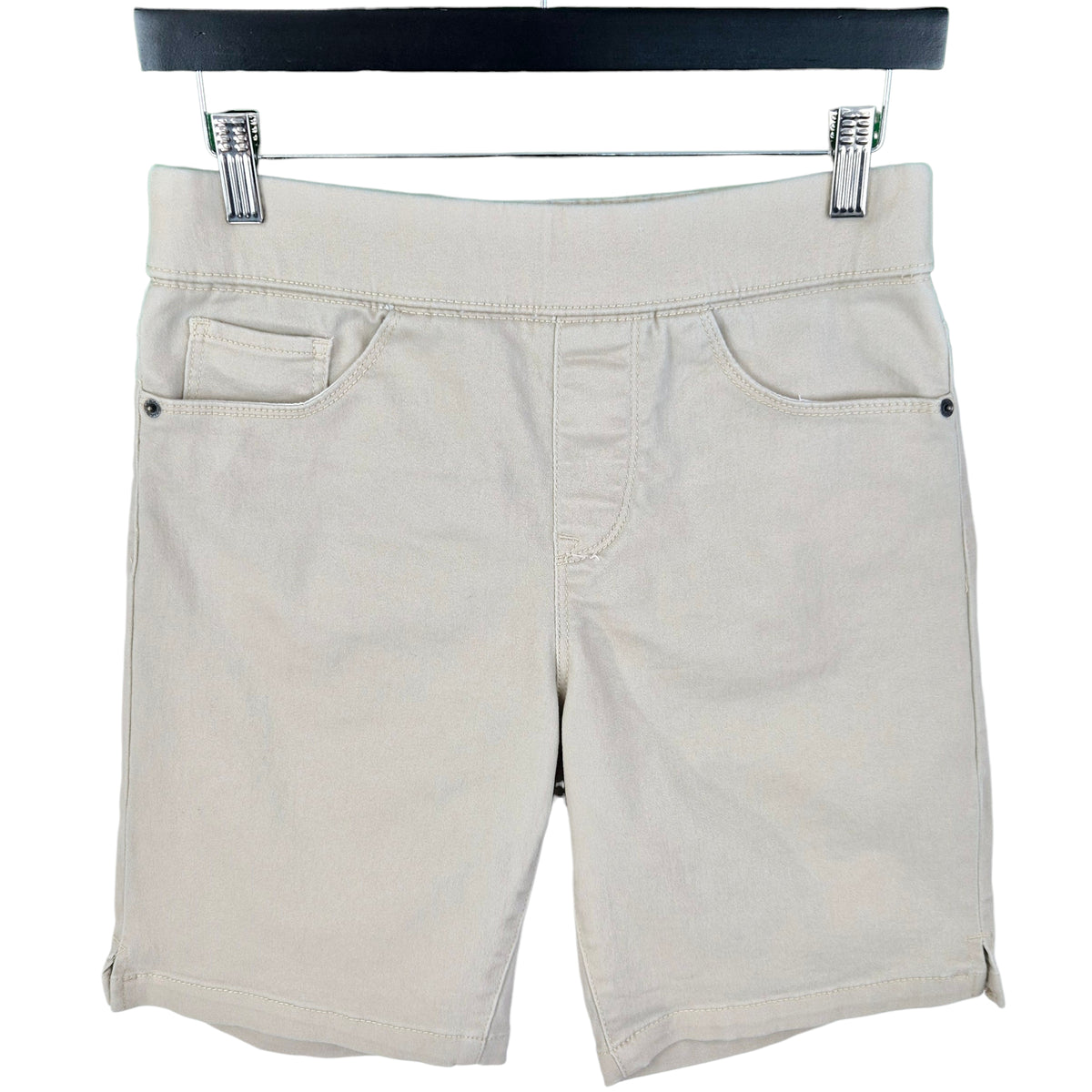DKNY Womens Light Brown Stretchy Chino Shorts W28