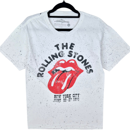 The Rolling Stones White Cotton Tee Shirt Size M