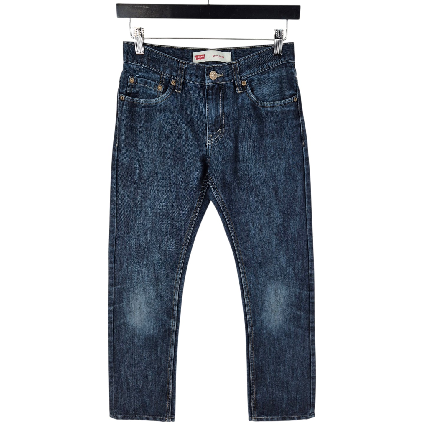 Levis 511 Jeans Womens Dark Blue Slim Straight Leg Denim W26