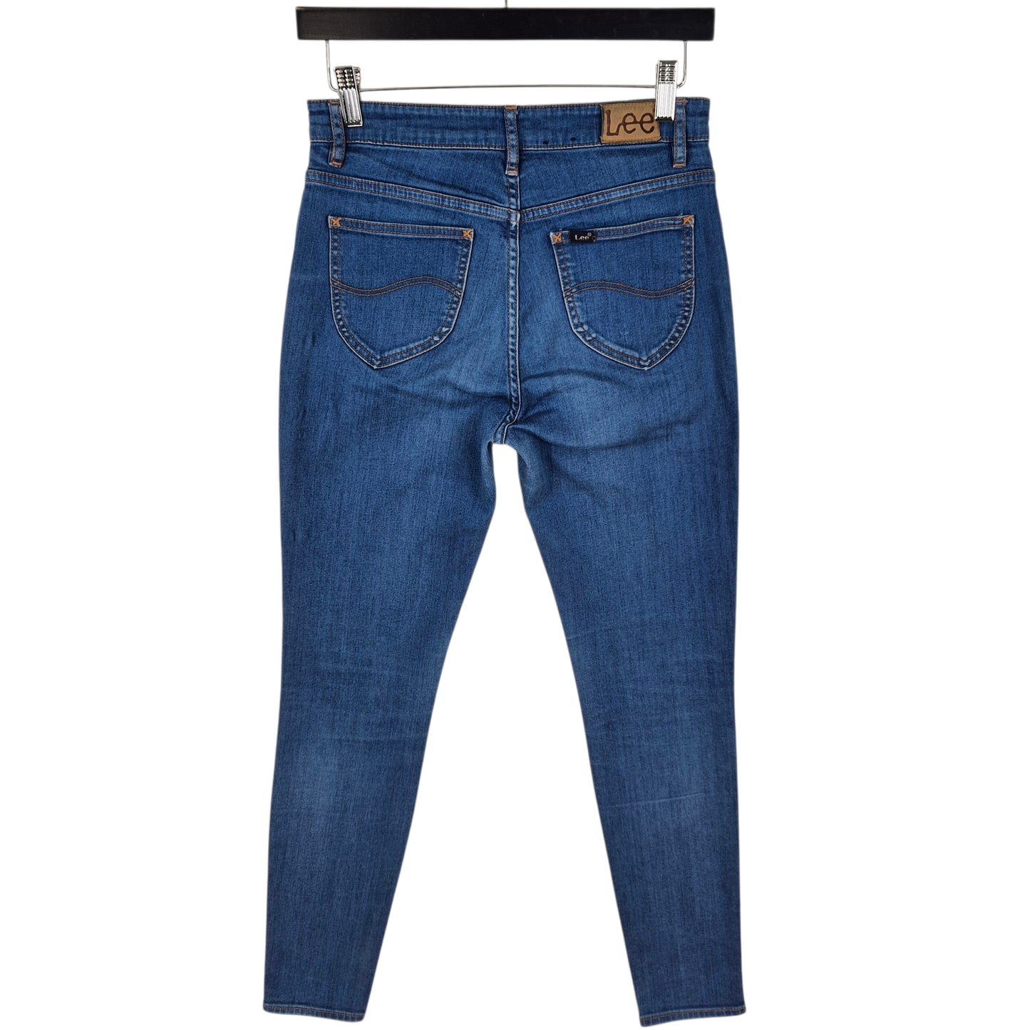 Lee Jeans Womens Blue High Licks Skinny Stretch Denim W27