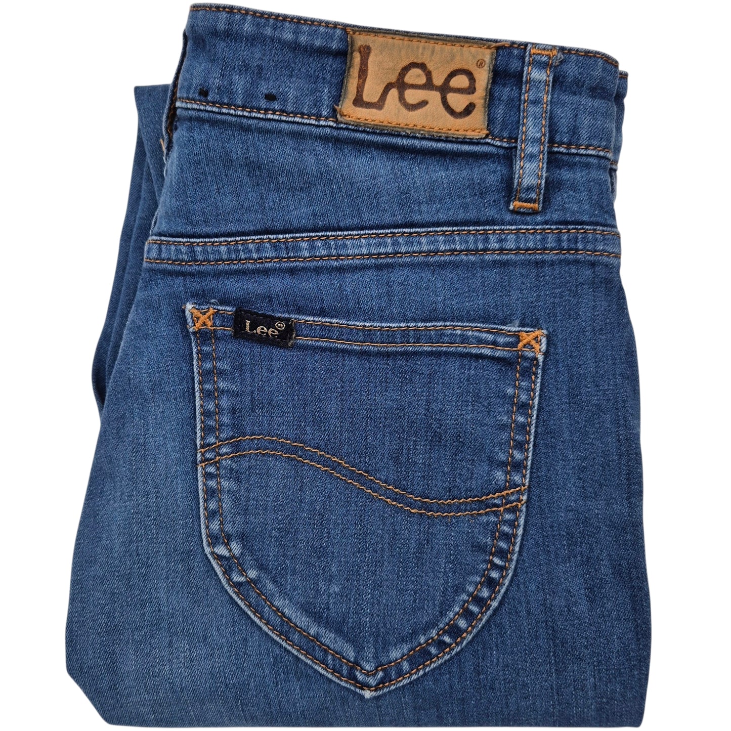 Lee Jeans Womens Blue High Licks Skinny Stretch Denim W27