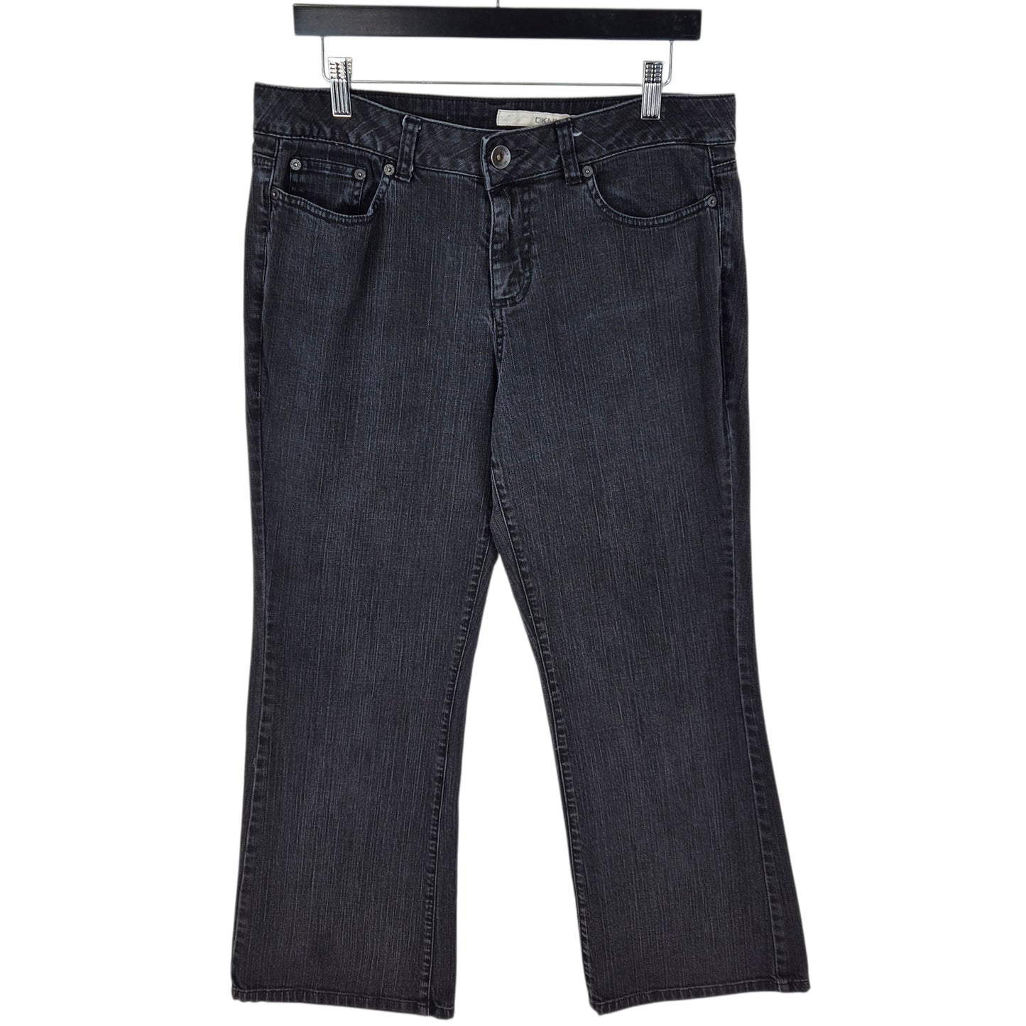 DKNY Jeans Womens Black Bootcut Denim W33