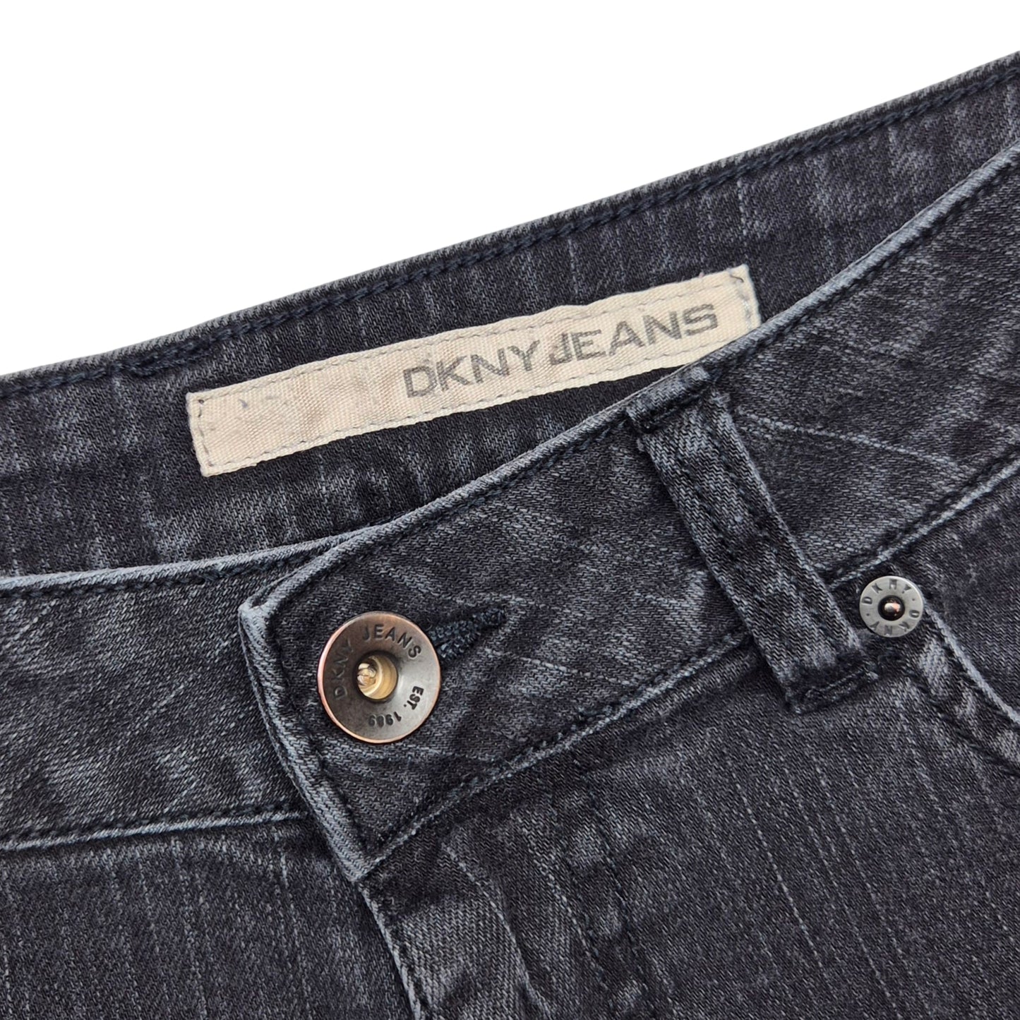 DKNY Jeans Womens Black Bootcut Denim W33