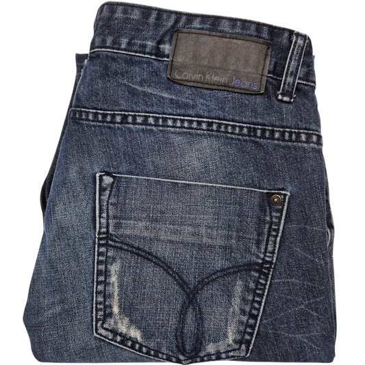 Calvin Klein Jeans Dark Blue Slim Straight Denim W34