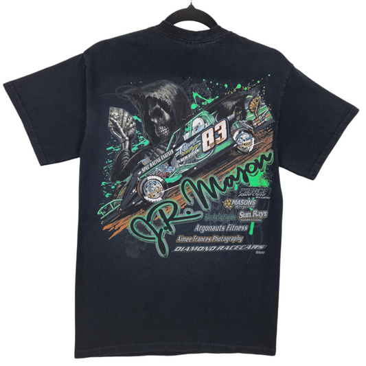 JR Mason Racing Black Cotton Tee Shirt Size S