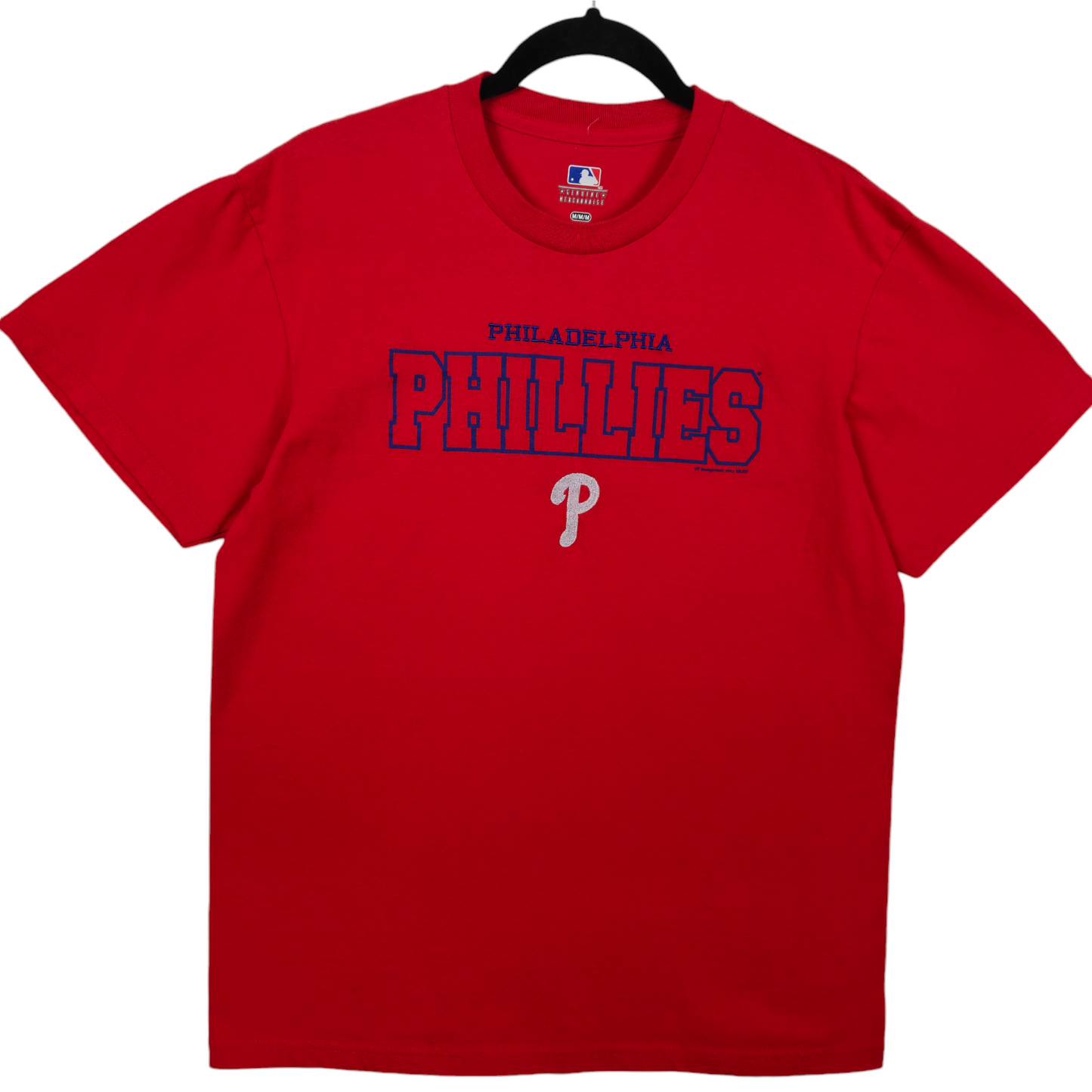 MLB Merchandise Philadelphia Phillies Red Cotton Tee Shirt Size M