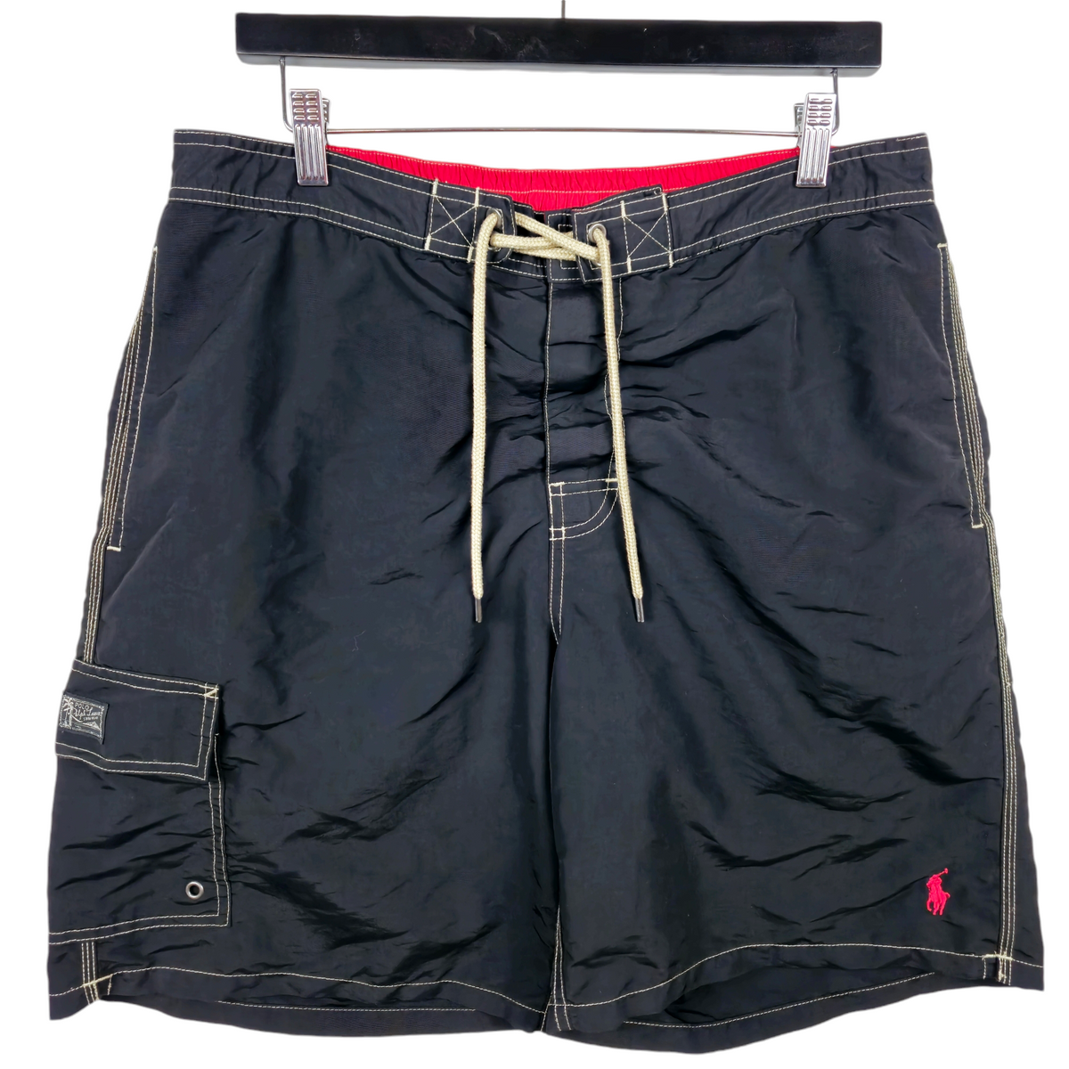 Polo Ralph Lauren Black Beach Swim Shorts Size XL
