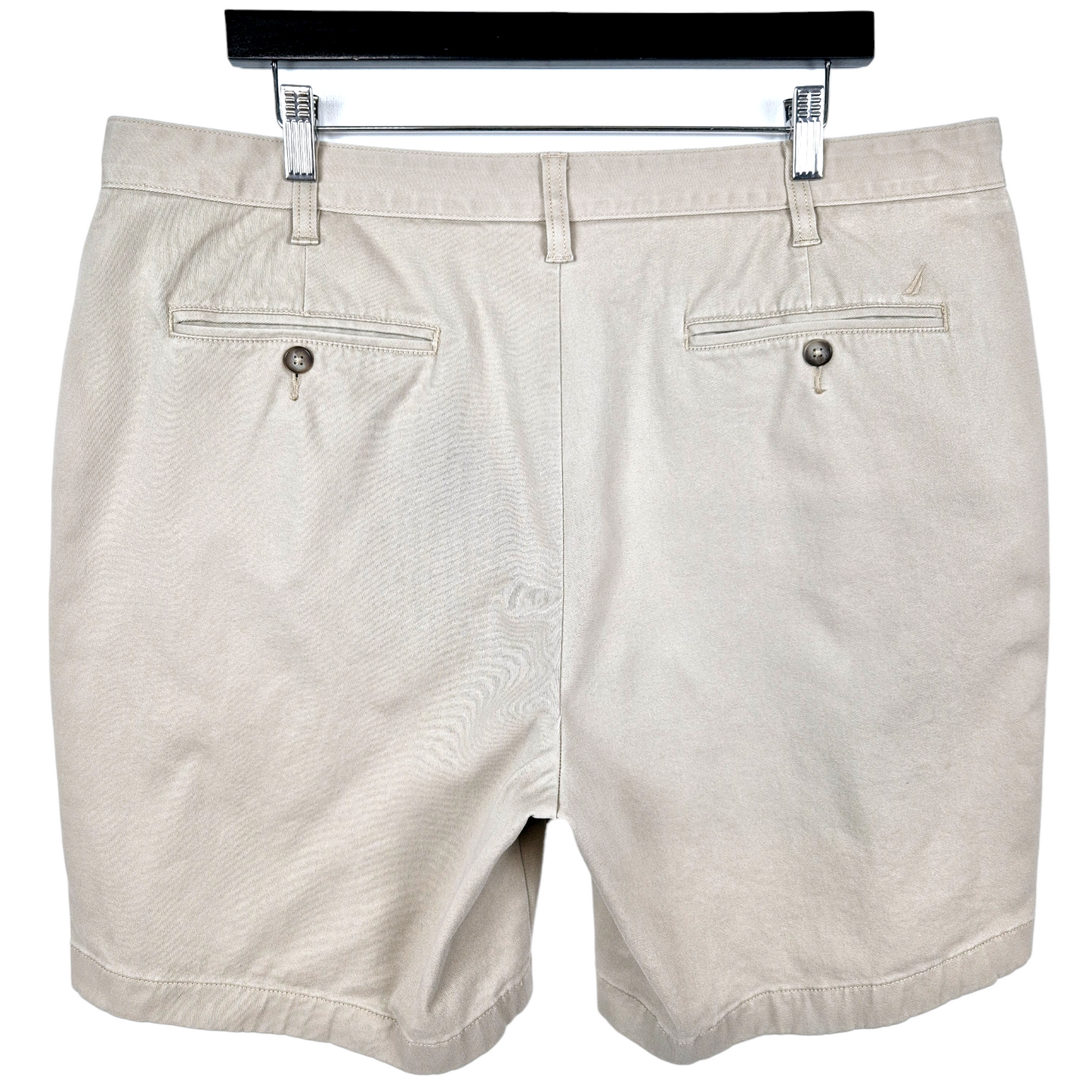 Nautica Light Brown Classic Fit Chino Shorts W38