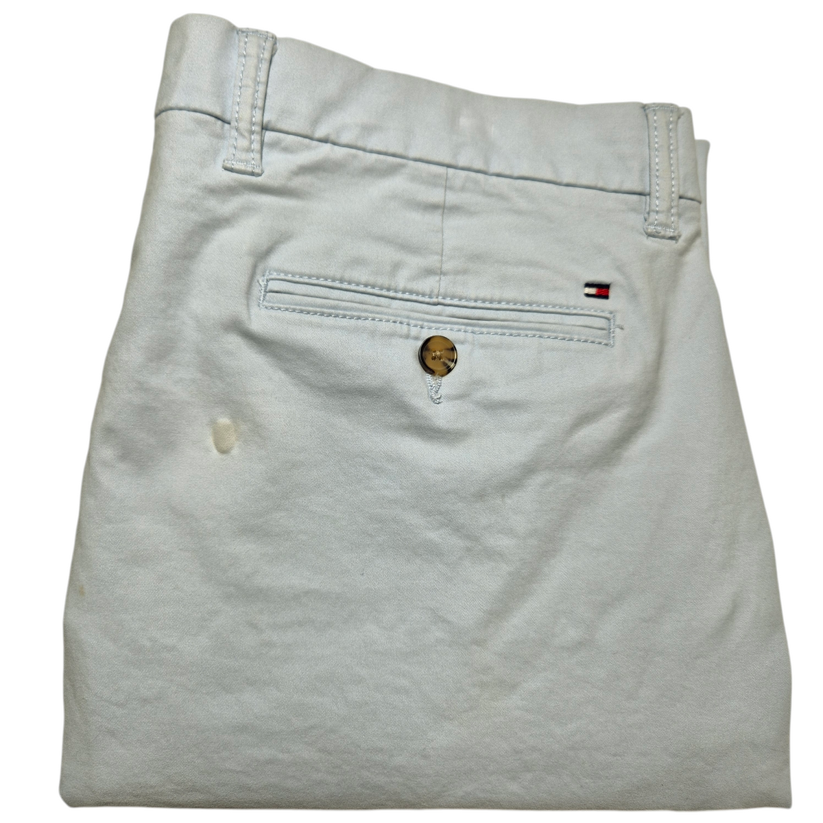 Tommy Hilfiger Light Blue Regular Fit Stretch Chino Pants W35