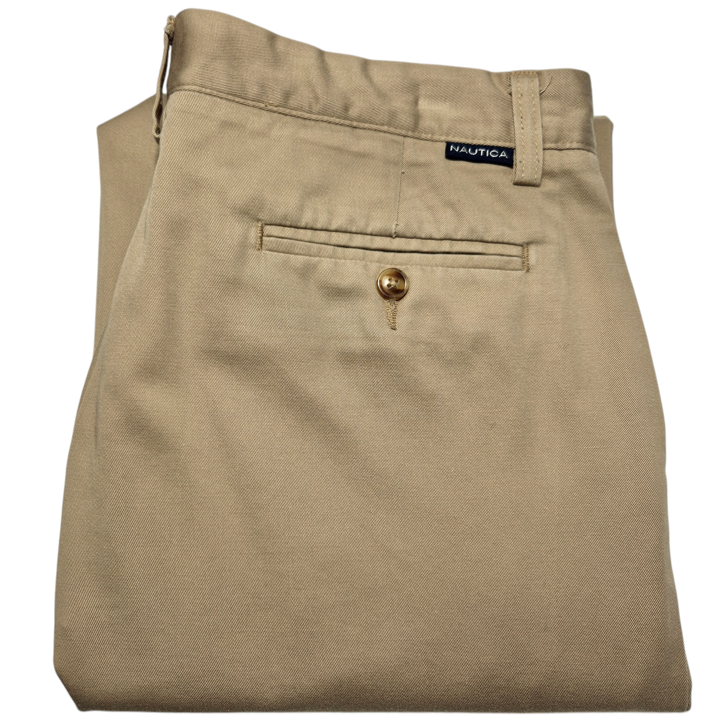 Nautica Light Brown Clipper Chino Shorts W34