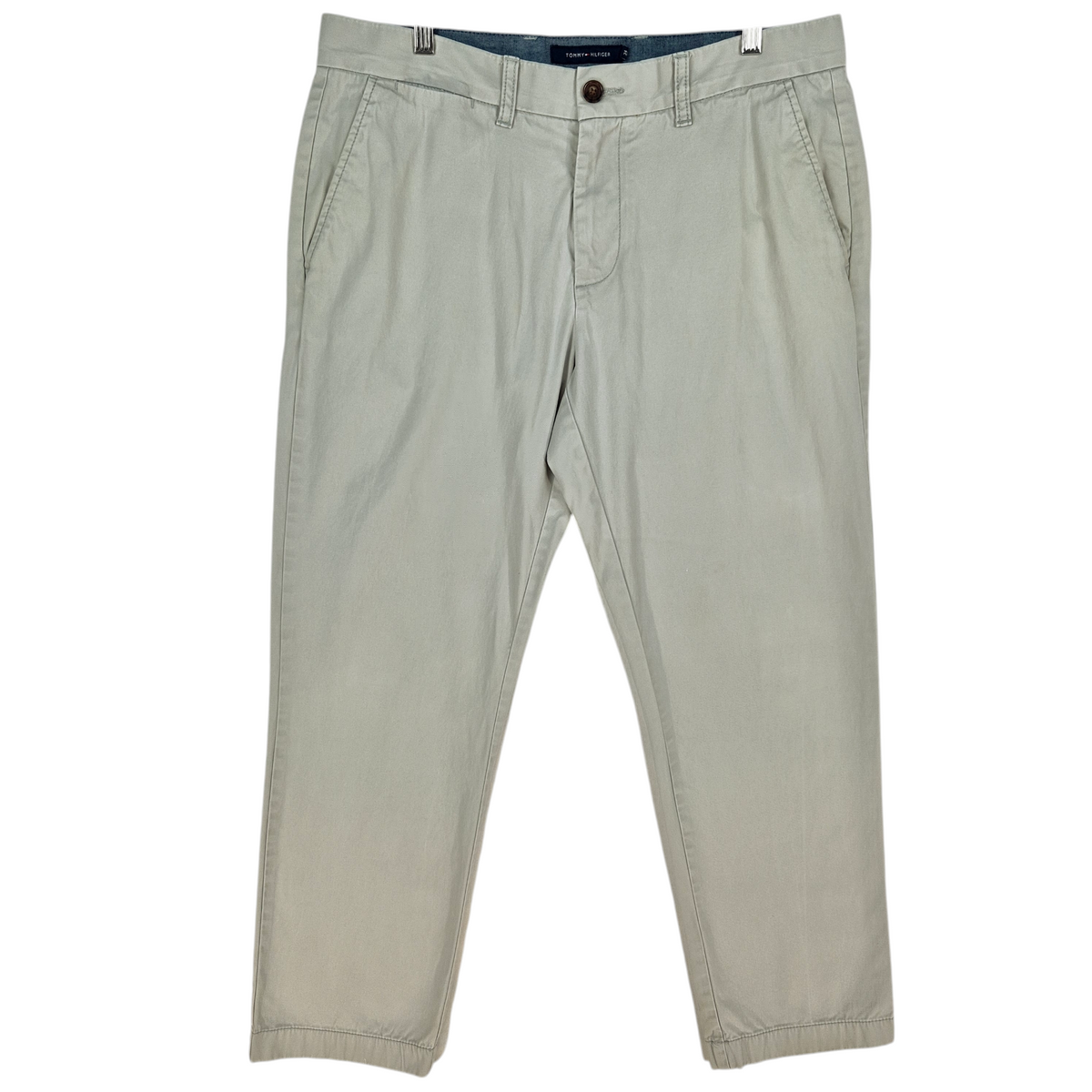 Tommy Hilfiger Light Grey Tailored Fit Chino Pants W35