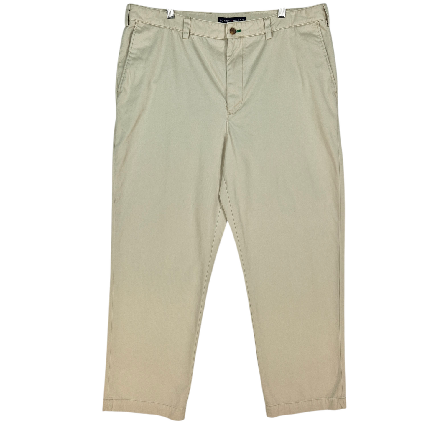 Vintage Tommy Hilfiger 2000's Cream Brown Chino Pants W38