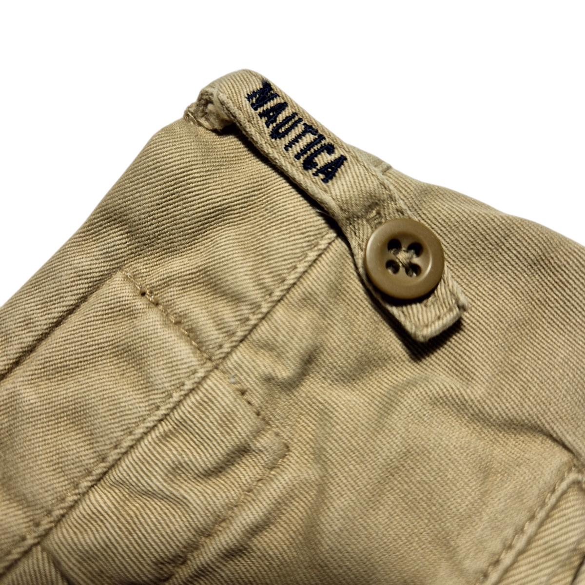 Nautica Light Grey Relaxed Fit Chino Pants W35