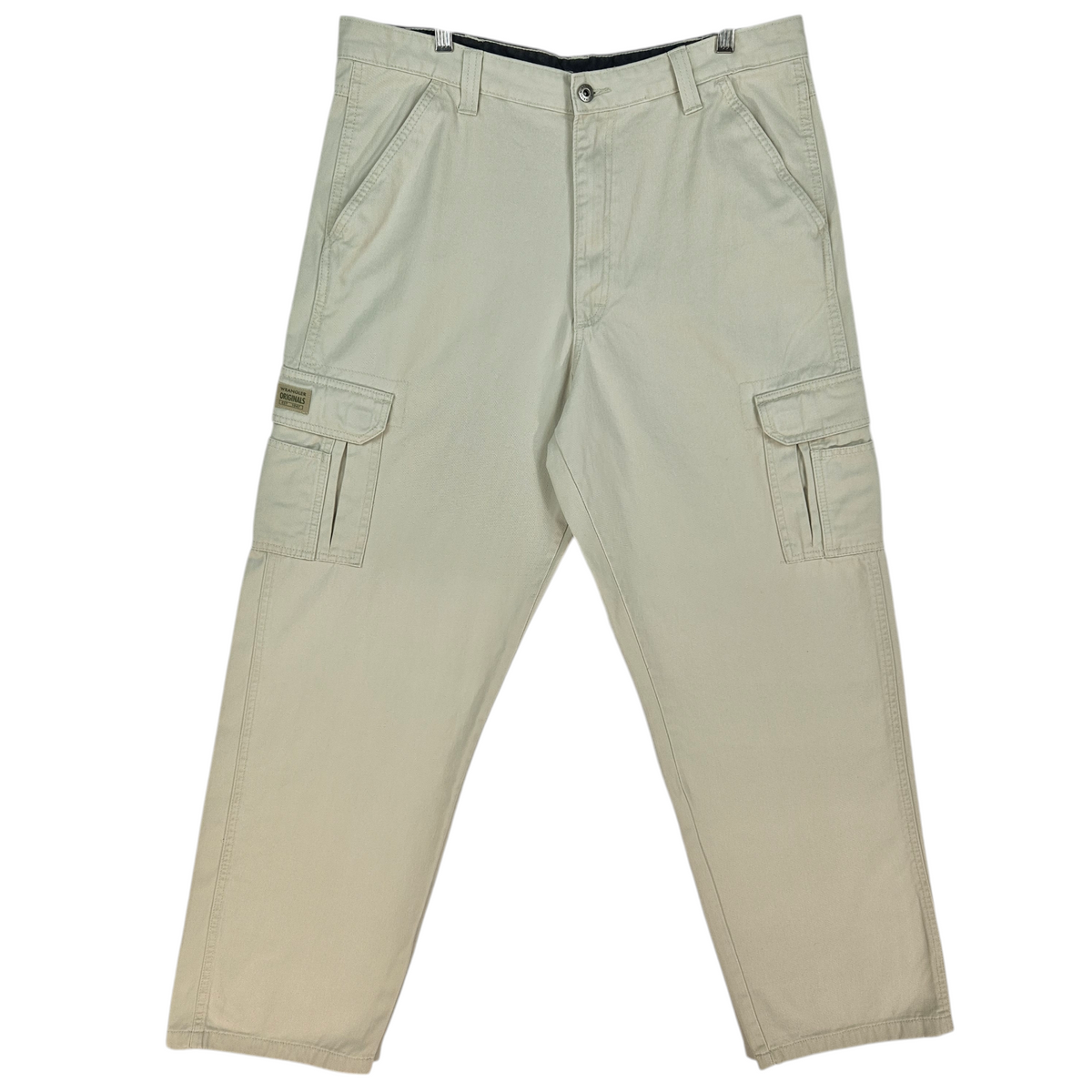 Wrangler Cream Brown Heavy Cargo Pants W36