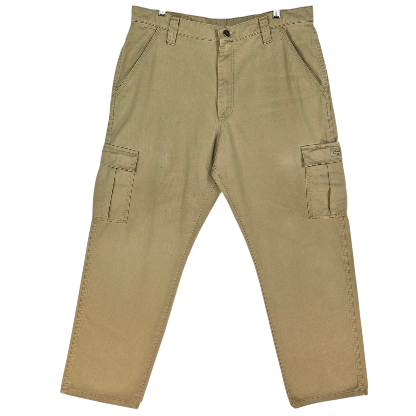 Vintage Wrangler 2000's Light Brown Cargo Pants W35