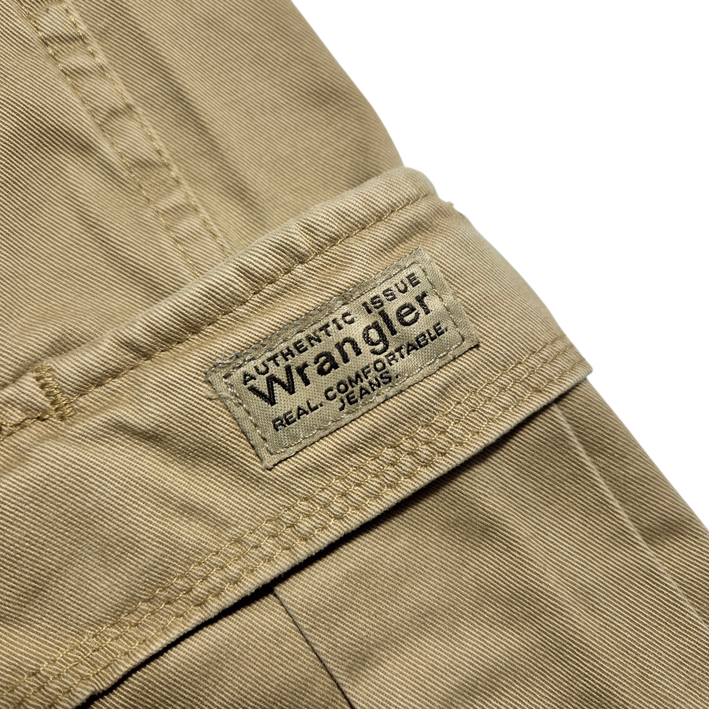 Vintage Wrangler 2000's Light Brown Cargo Pants W35