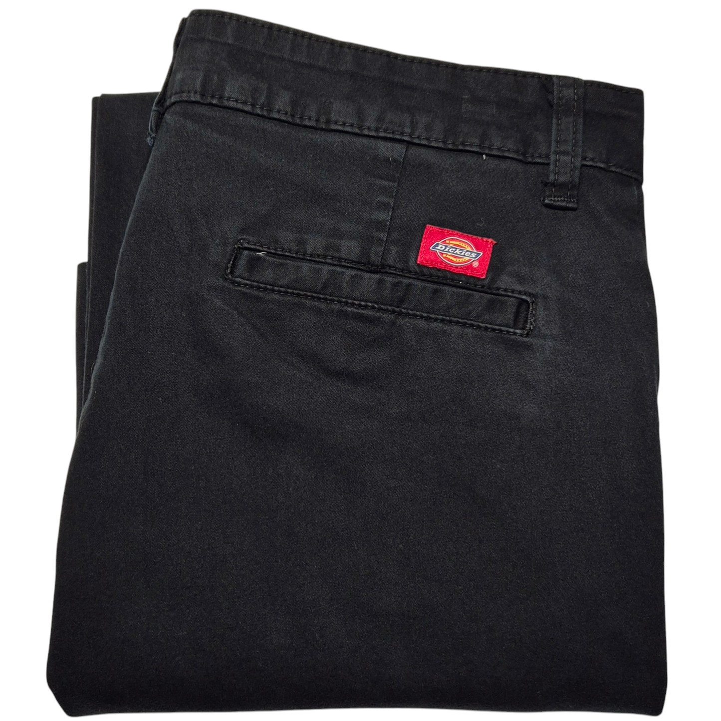 Dickies Womens Black Relaxed Fit Stretch Chino Pants W32