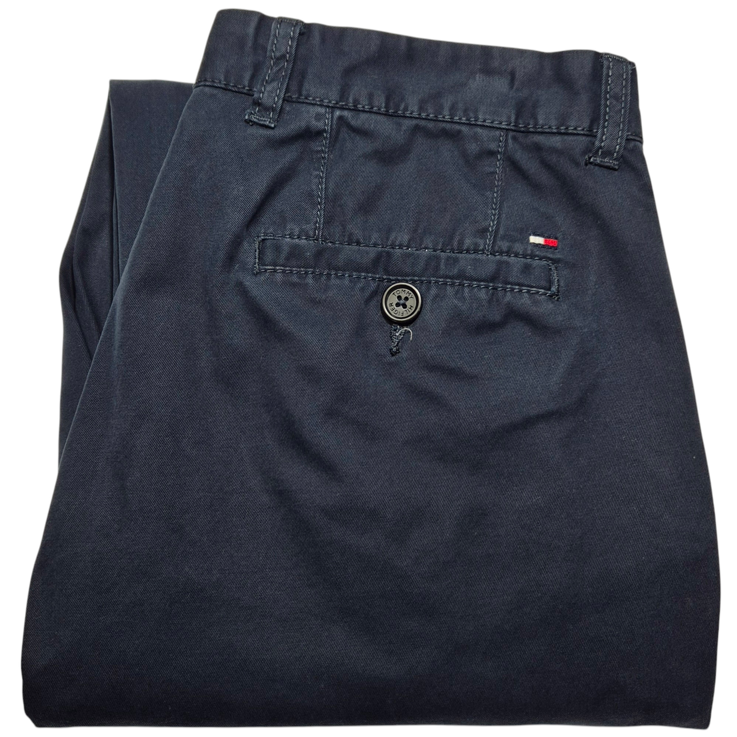 Tommy Hilfiger Dark Blue Slim Fit Chino Pants W33