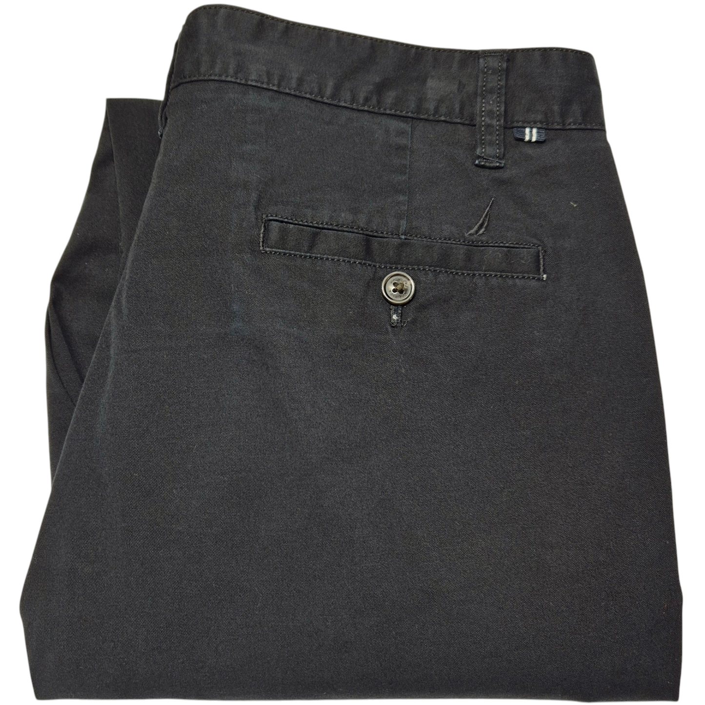 Nautica Black Tailored Fit Chino Pants W33