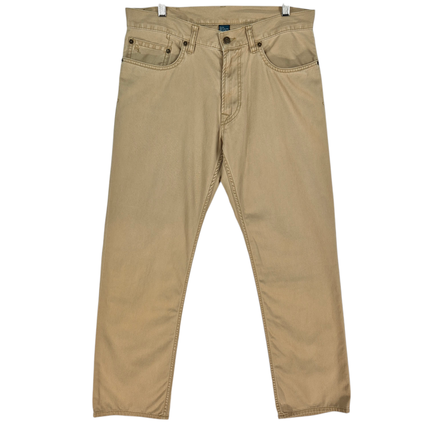 Vintage Polo Ralph Lauren 90's Brown Light Denim Bottoms W33