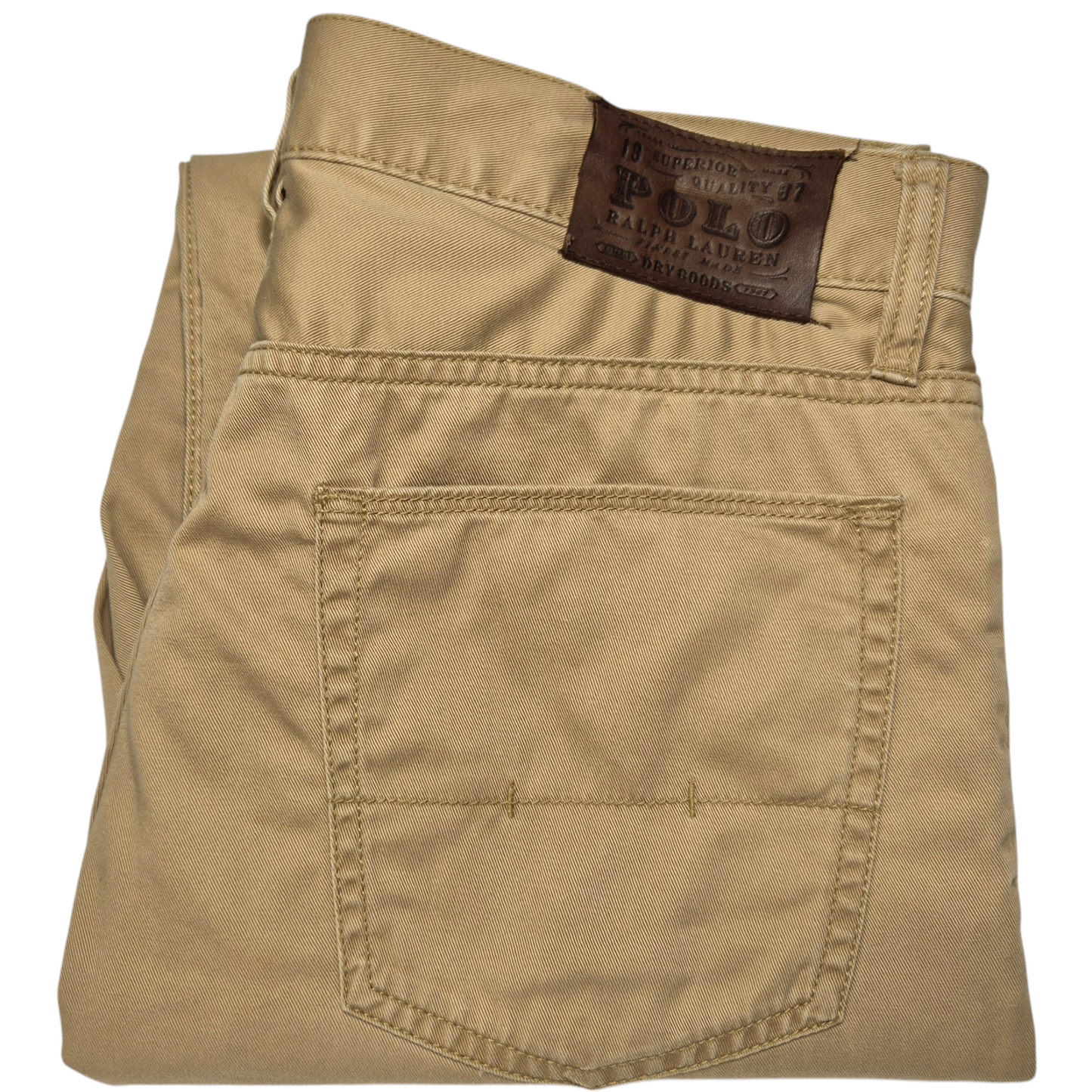 Vintage Polo Ralph Lauren 90's Brown Light Denim Bottoms W33