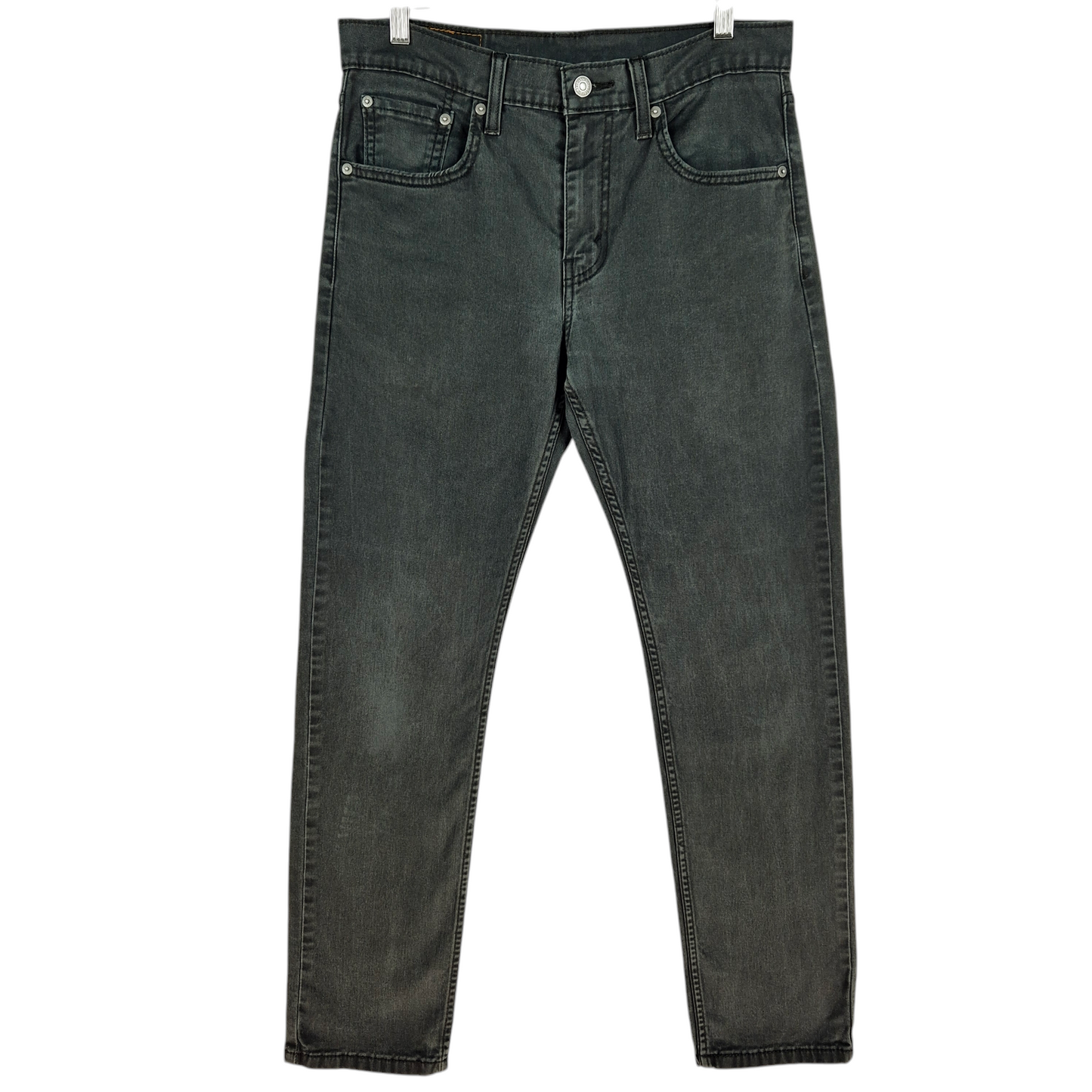 Levis 502 Jeans Grey Slim Fit Light Denim Bottoms W30