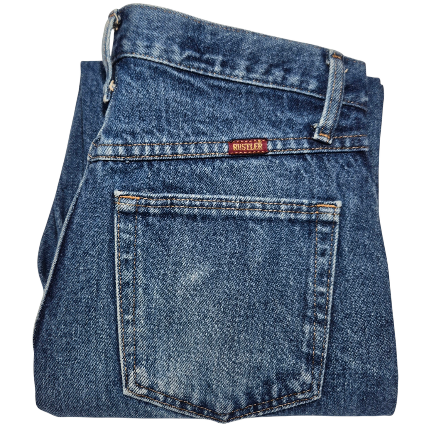 Vintage Rustler Jeans 90's Blue Classic Rigid Denim Bottoms W29