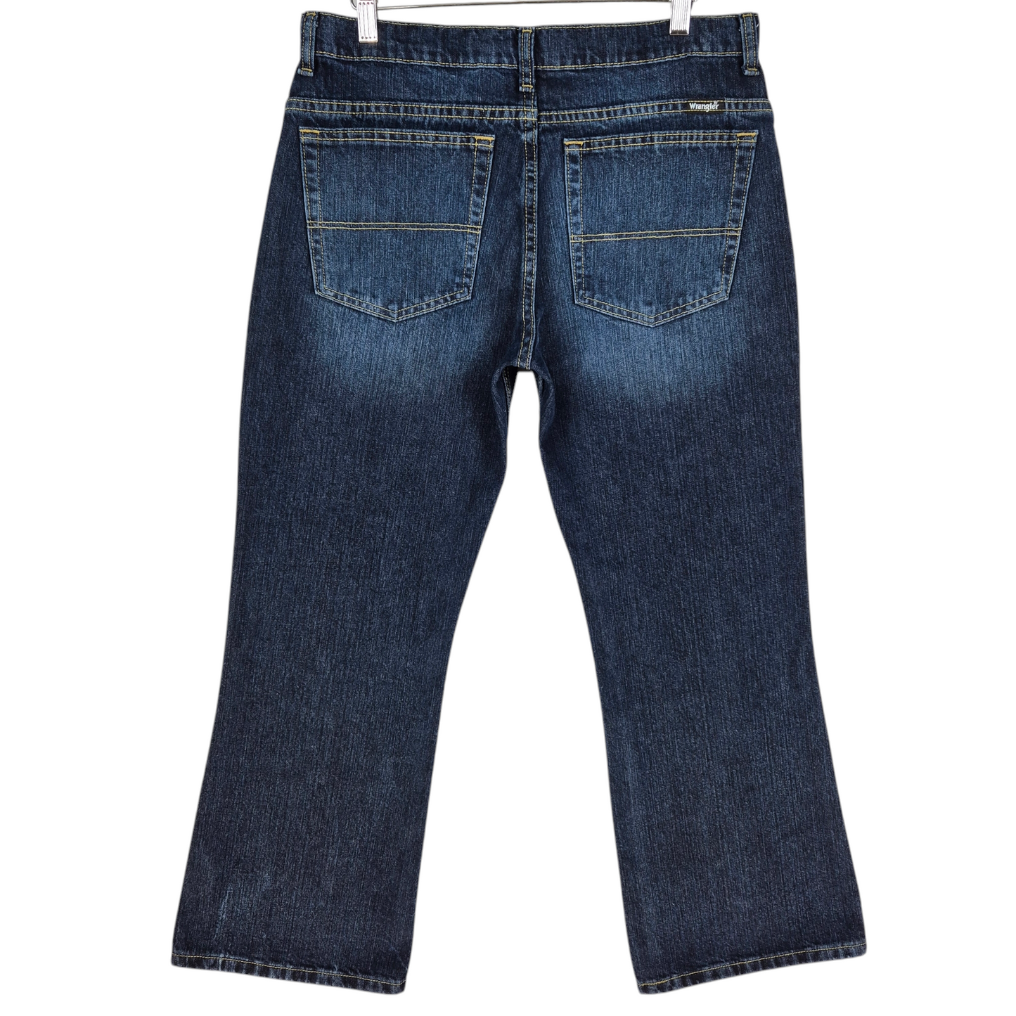 Vintage Wrangler Jeans Womens Dark Blue Bootcut Denim Bottoms W31