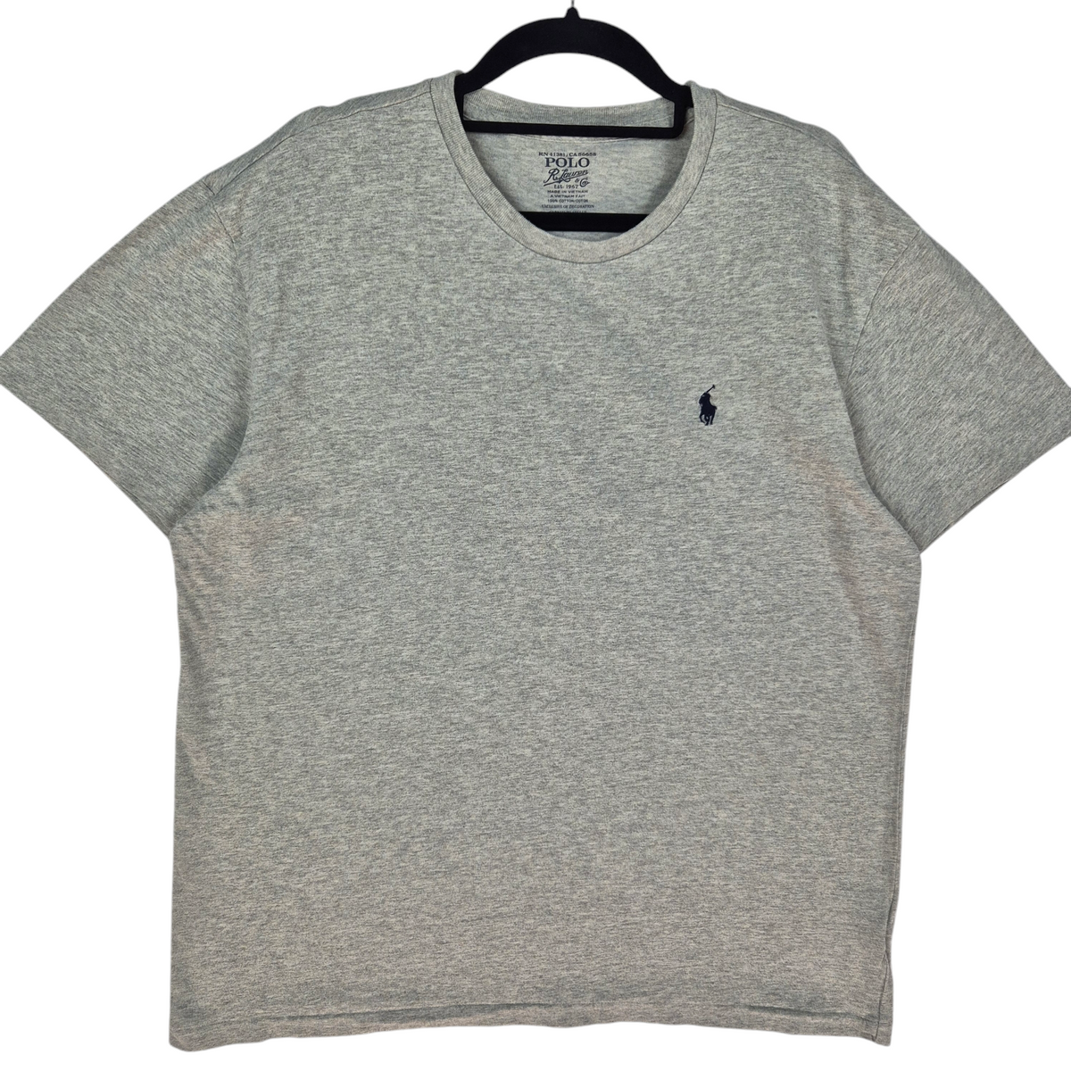Polo Ralph Lauren Oat Grey Basic Cotton Tee Shirt Size M