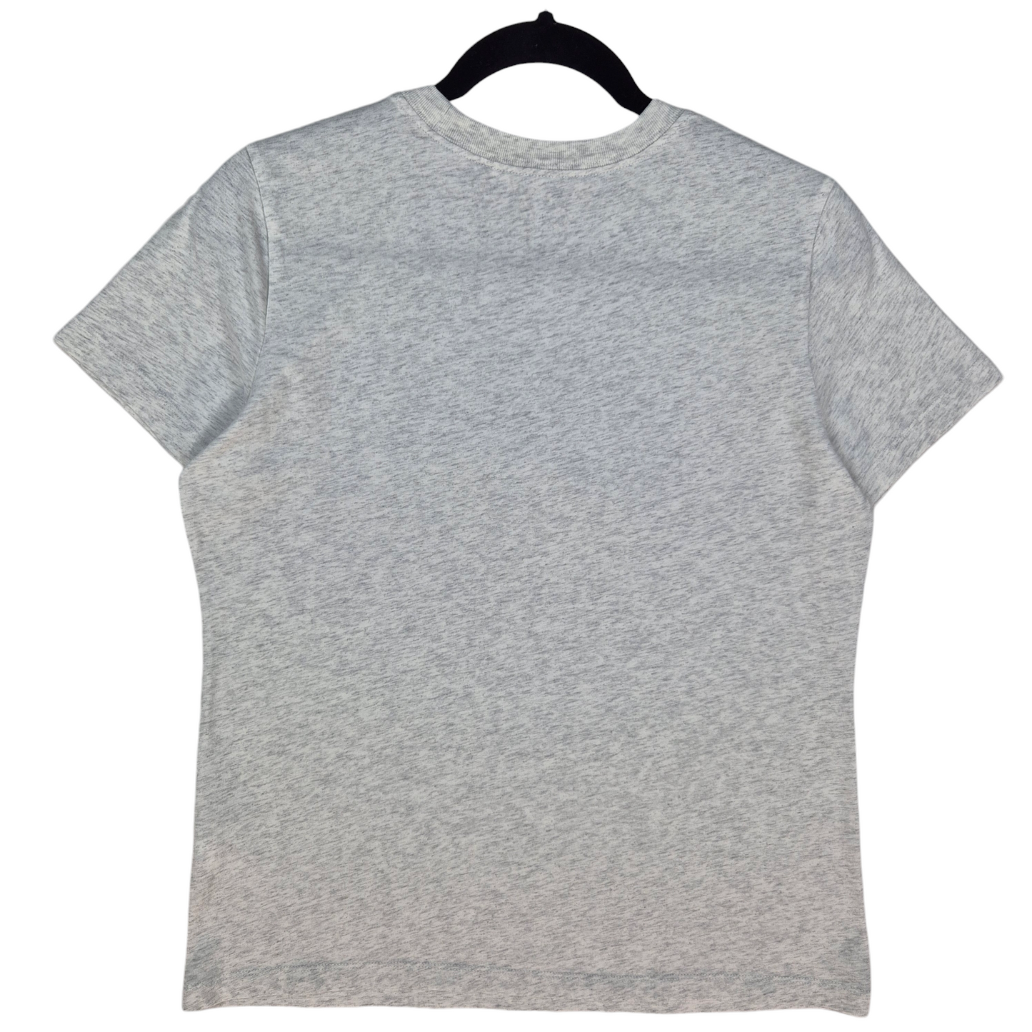 Nike Womens Light Grey Monogram Cotton Tee Shirt Size M